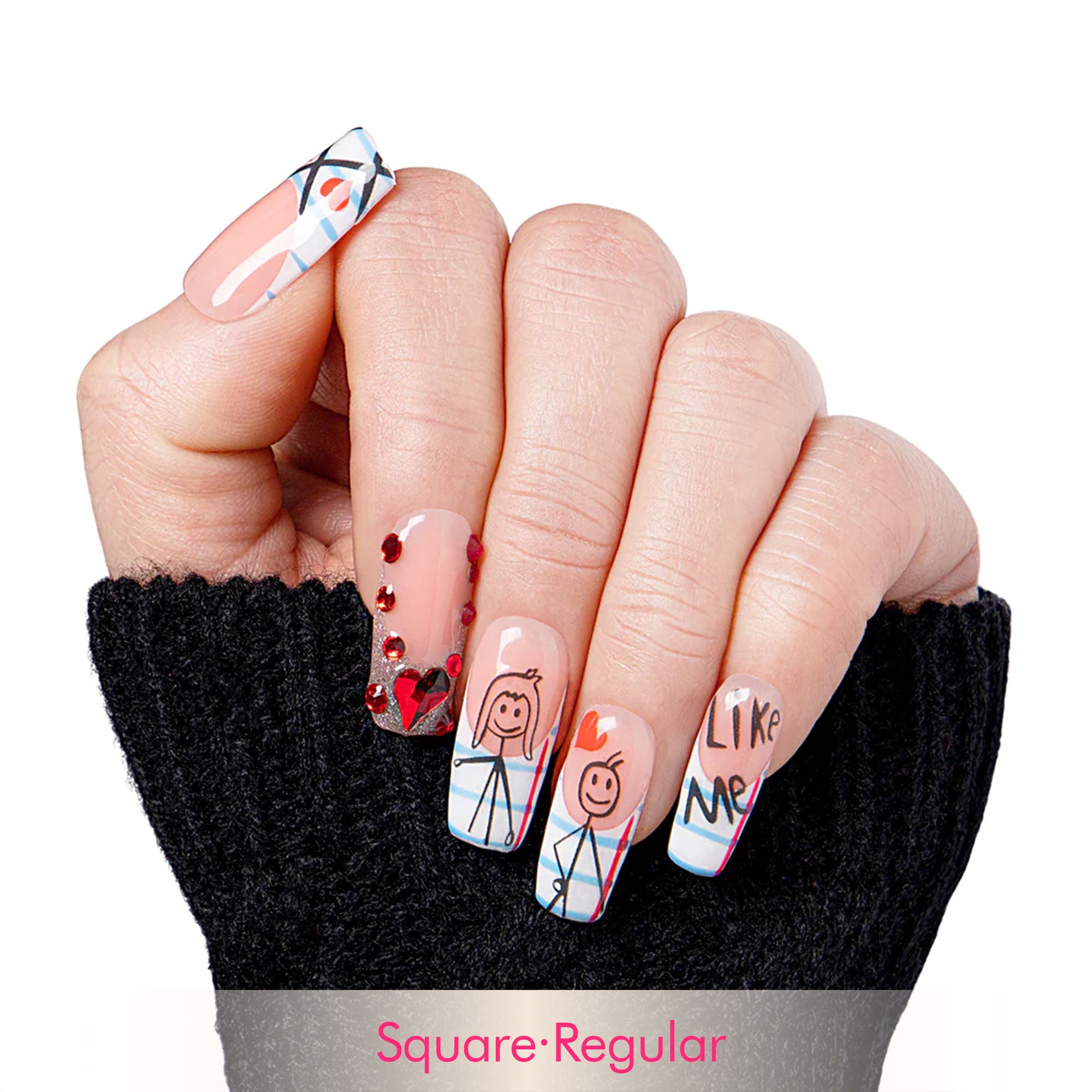 First Love Notebook Handmade Nails H233