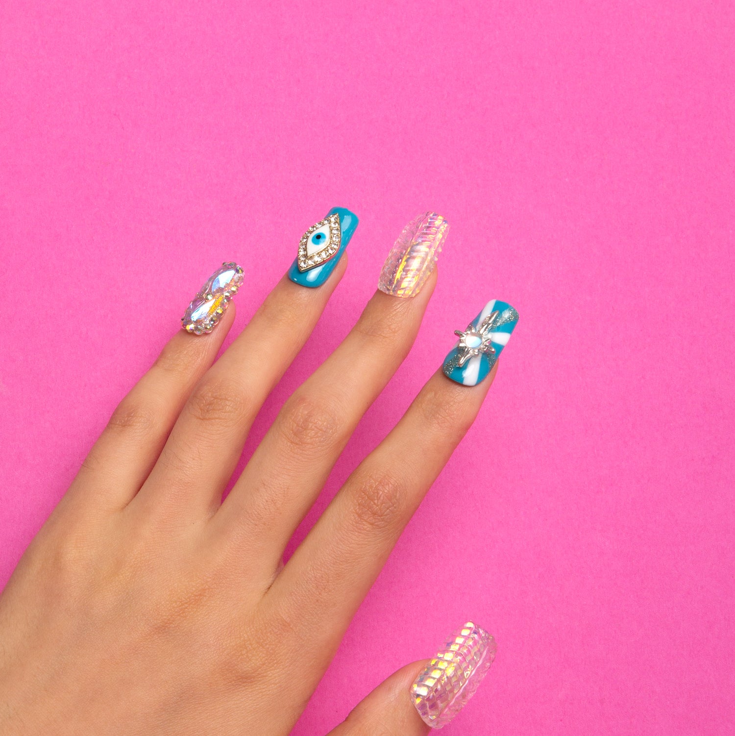 Himalayas Handmade Square Nails H266 RTS