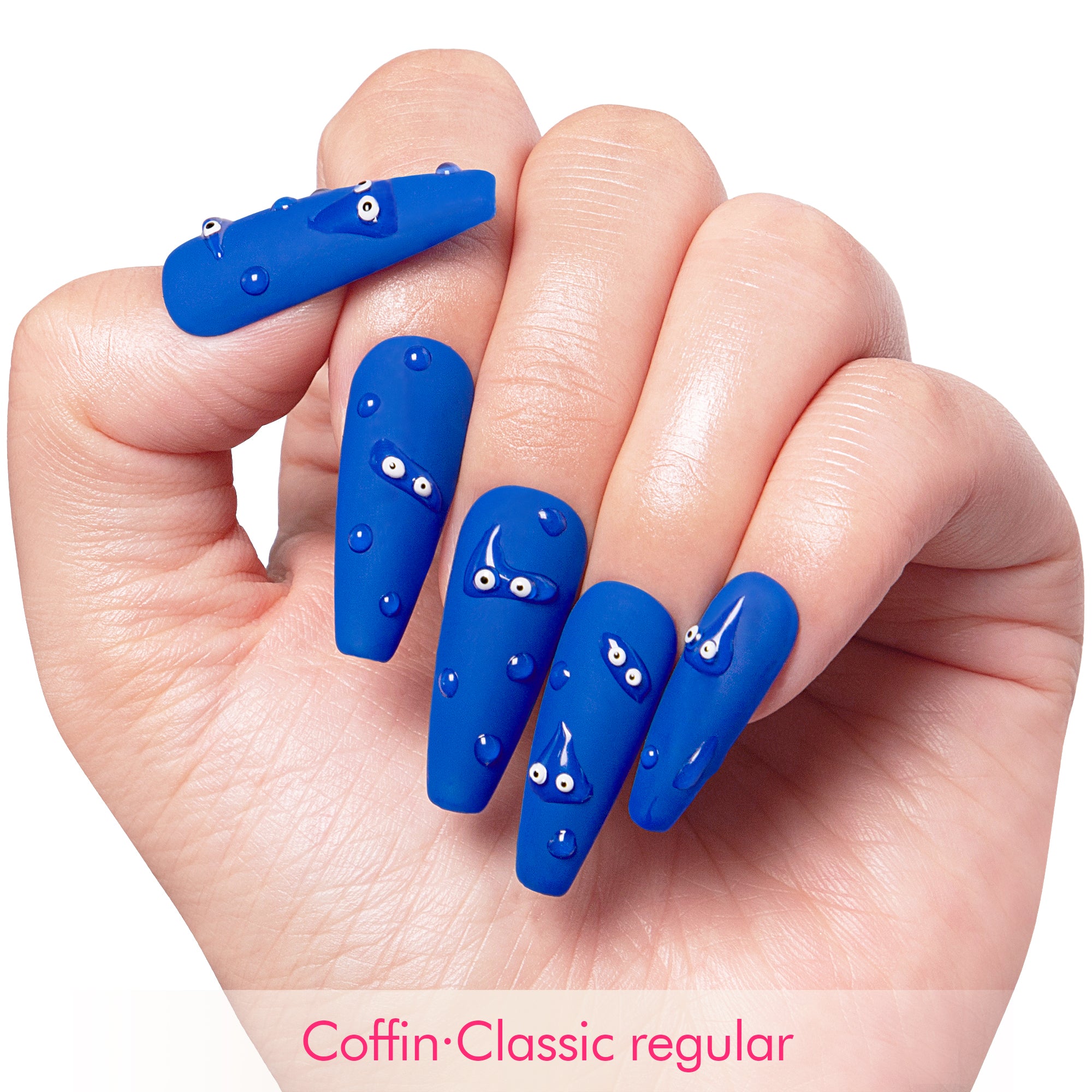 Dancing Rain Handmade Nails H279