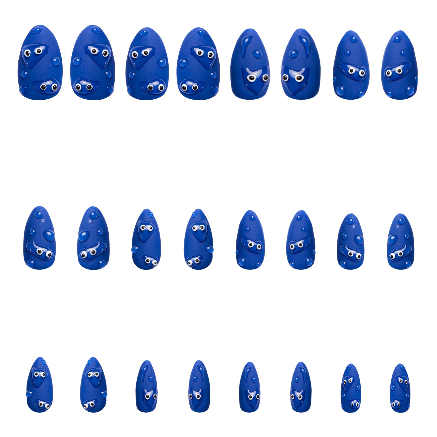 Dancing Rain Handmade Nails 24pcs H279