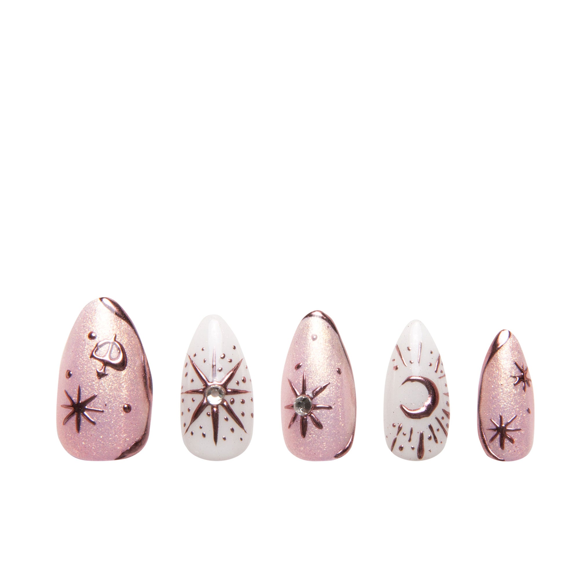 Gilded Sunset Handmade Nails H298