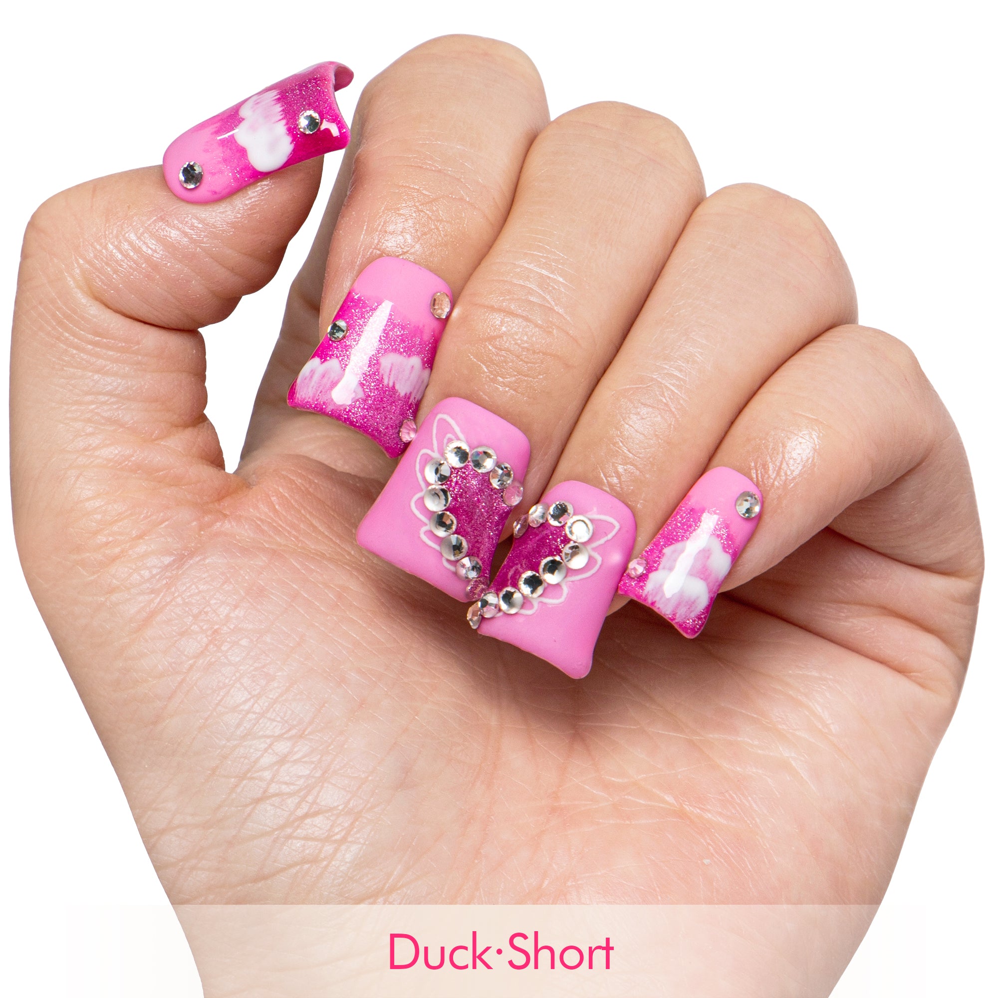 Pink Paradise Handmade Nails H302