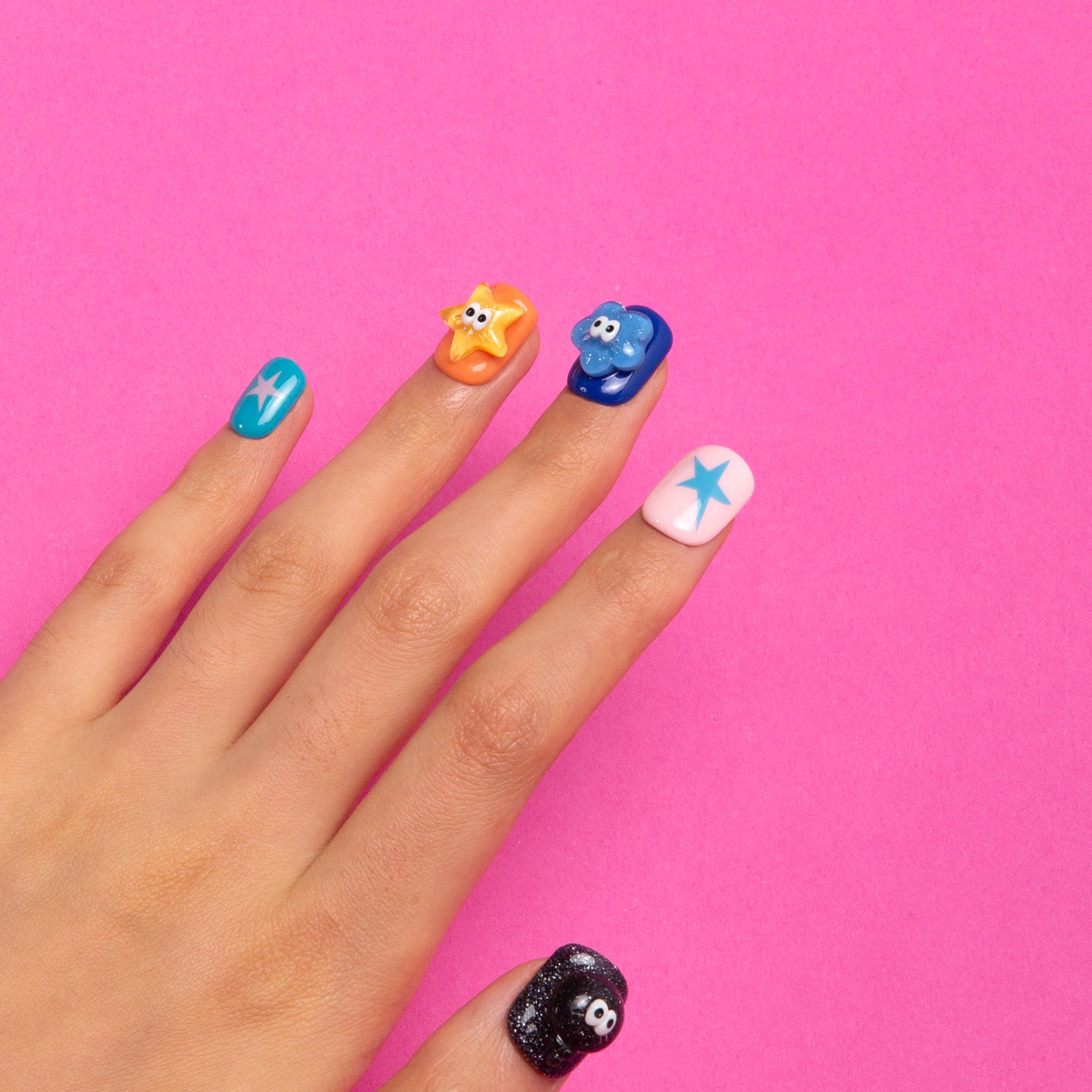 Monster Club Handmade Square Nails H314 RTS
