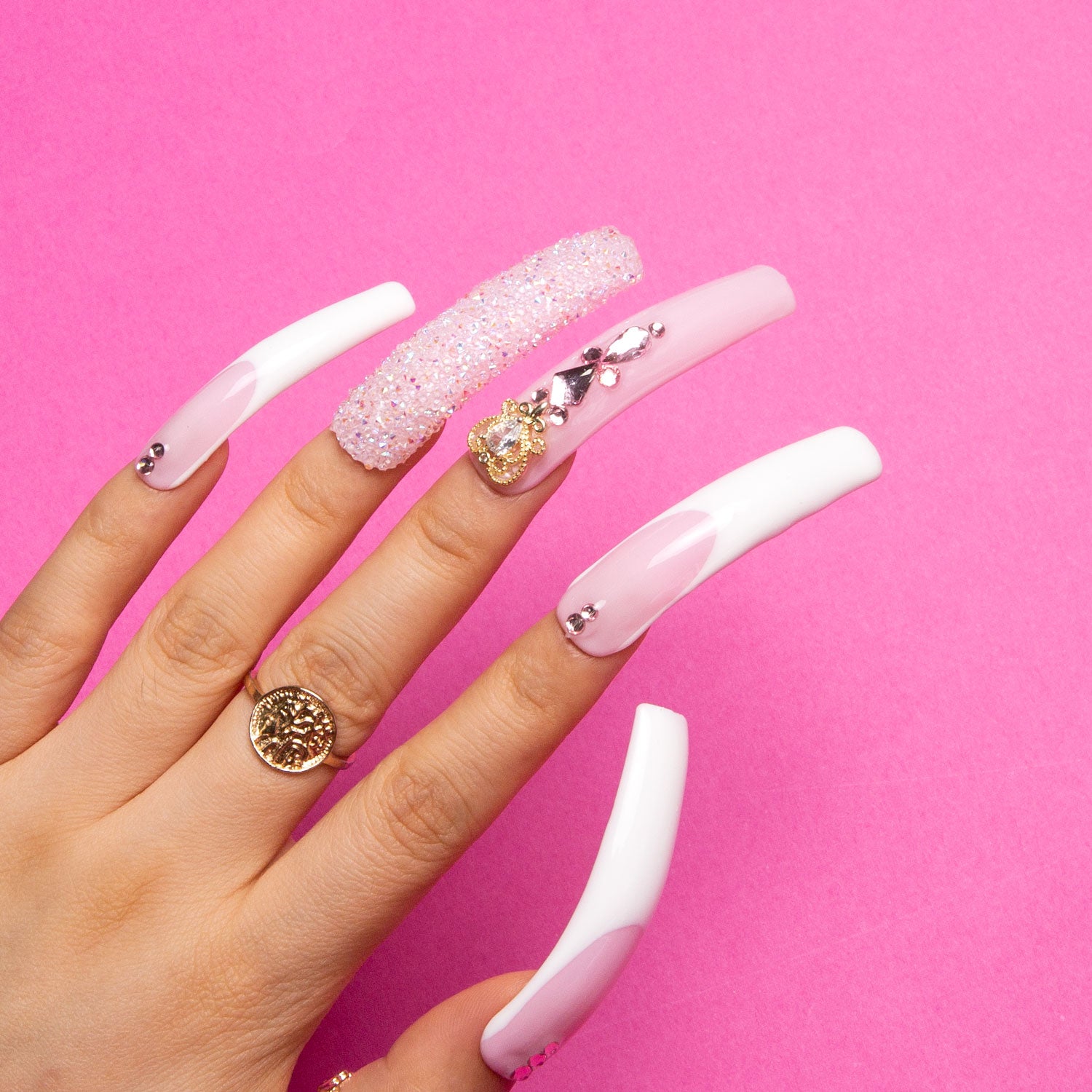 Sweet Elegance Handmade Nails 24pcs H34