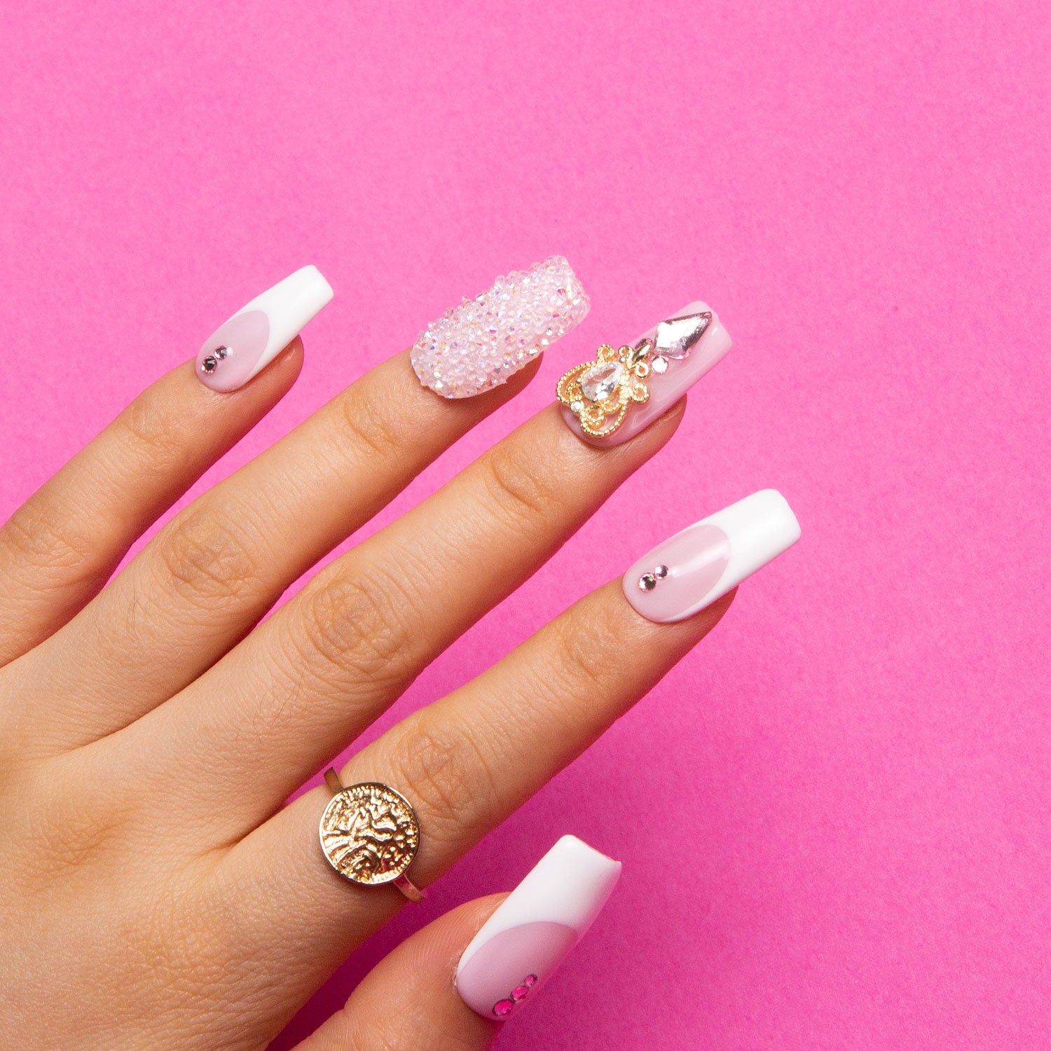 Sweet Elegance Handmade Nails 24pcs H34