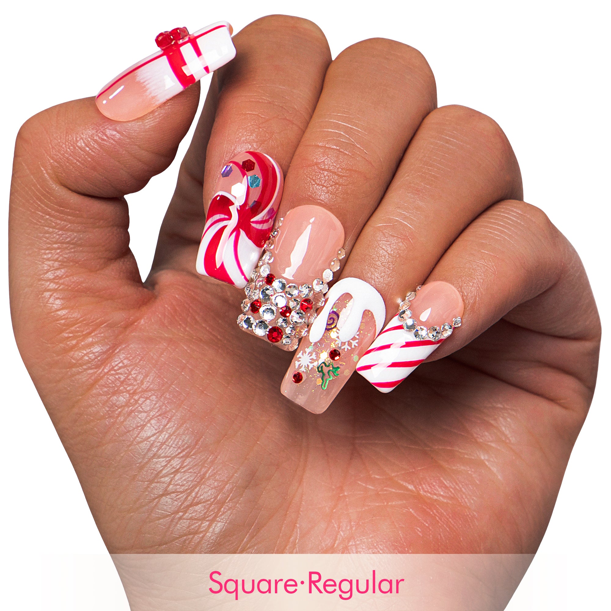 @pretty.protection_ x Lovful Creator Collab Series Christmas Gift Handmade Nails H349