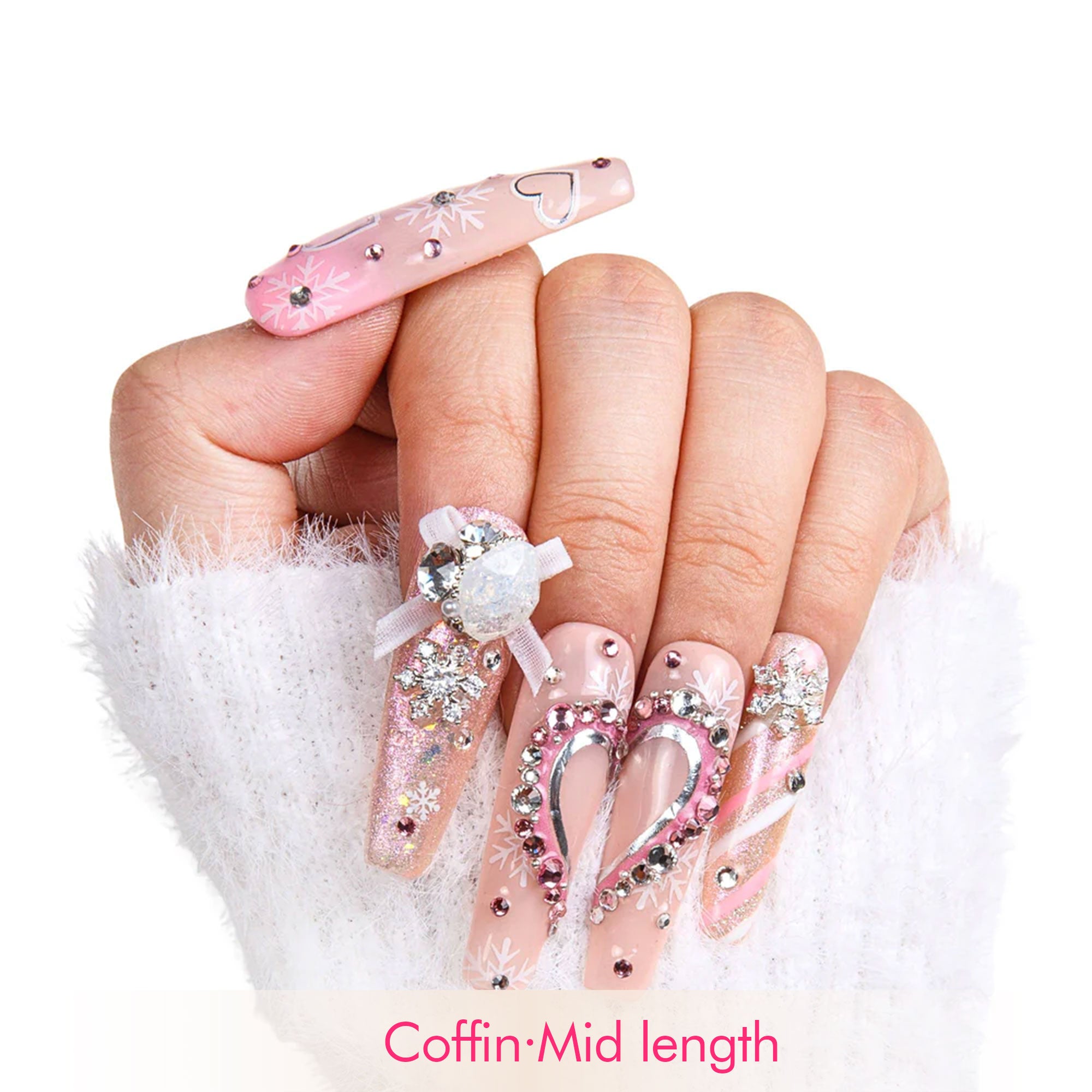 Winter Dreamscape Handmade Nails H352