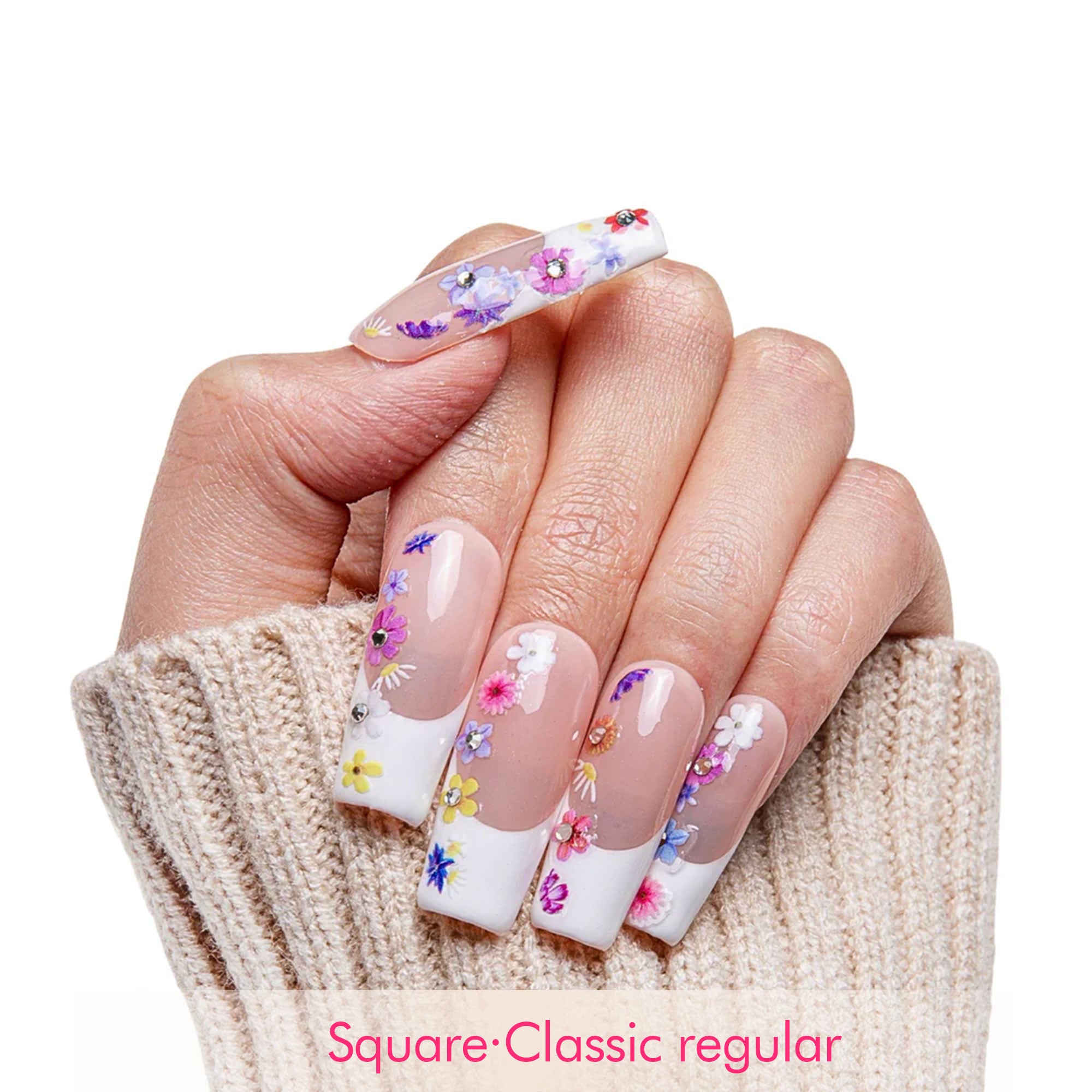 Sweet Bloom Handmade Nails H358