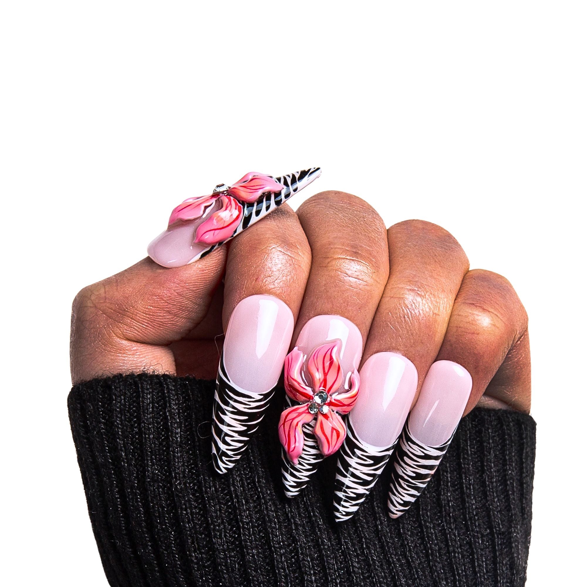 Untamed Beauty Handmade Stiletto Nails H359 RTS