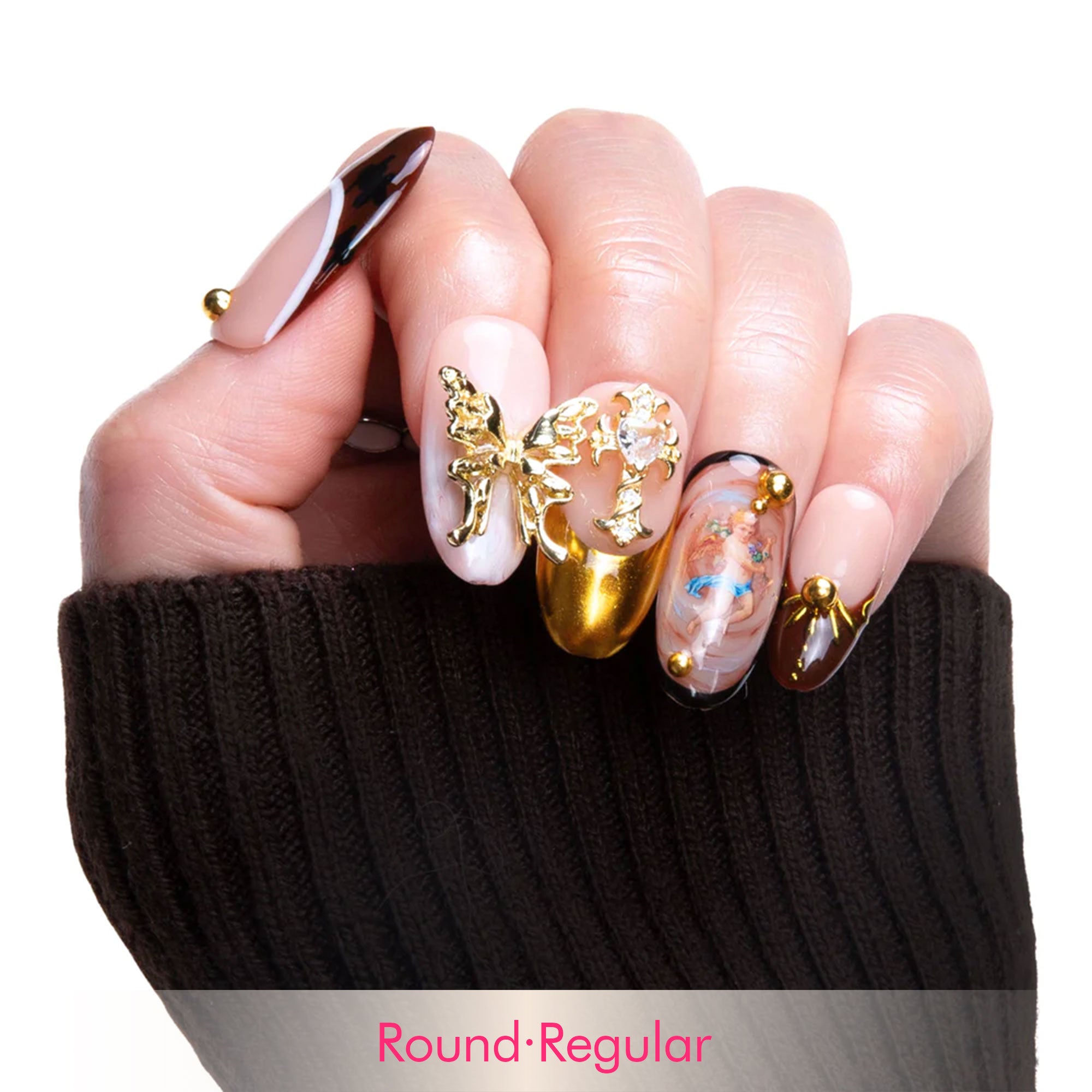 Gilded Renaissance Handmade Nails H364