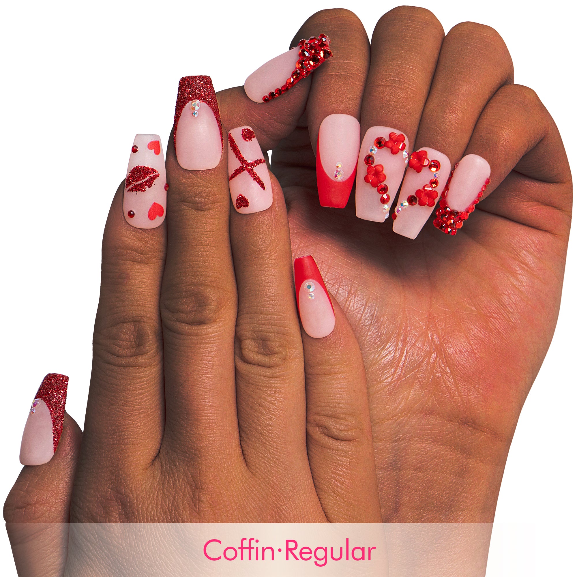@Armoni_Hance x Lovful Creator Collab Valentine's Day Edition Be Mine Handmade Nails H368