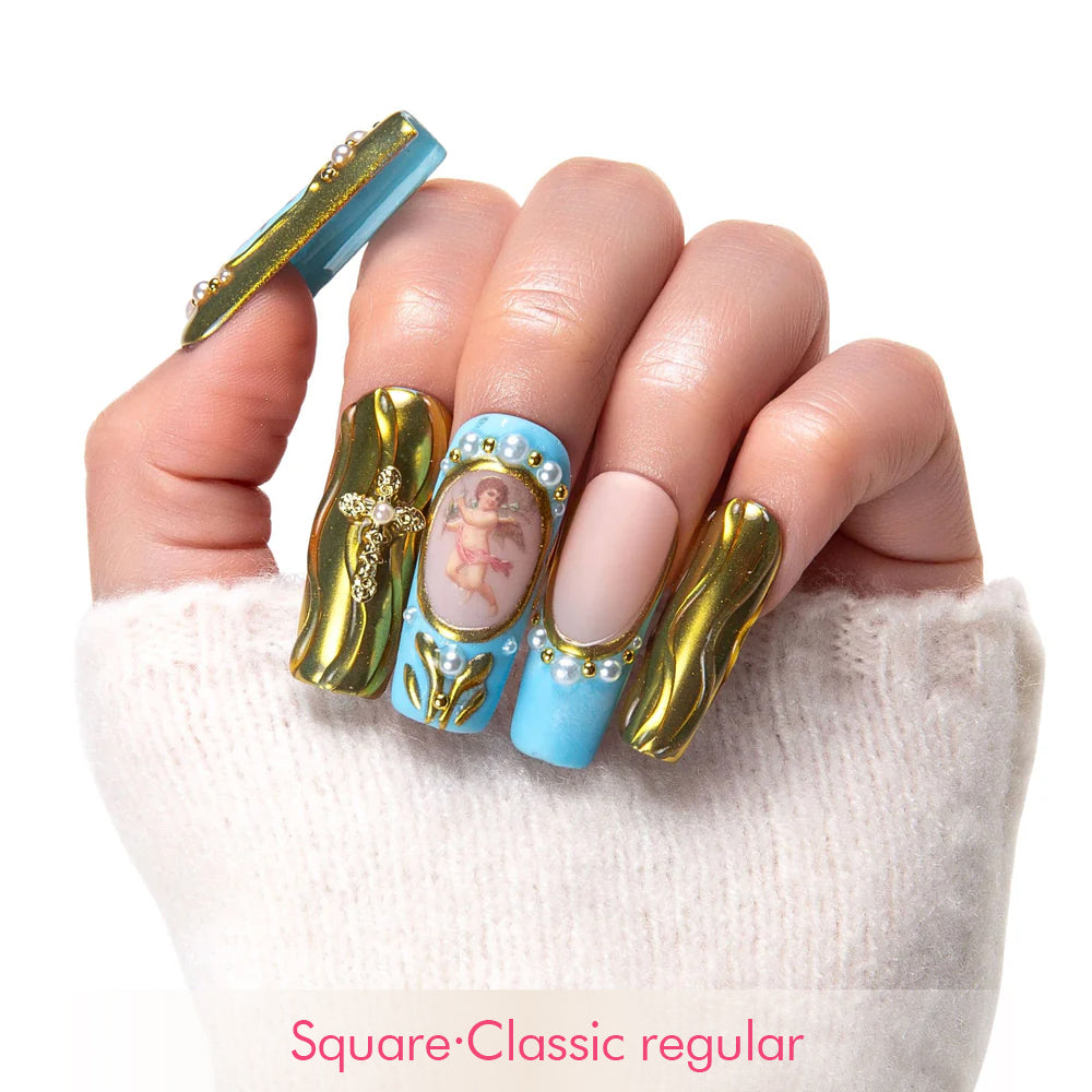 Angelic Embrace Handmade Nails H372