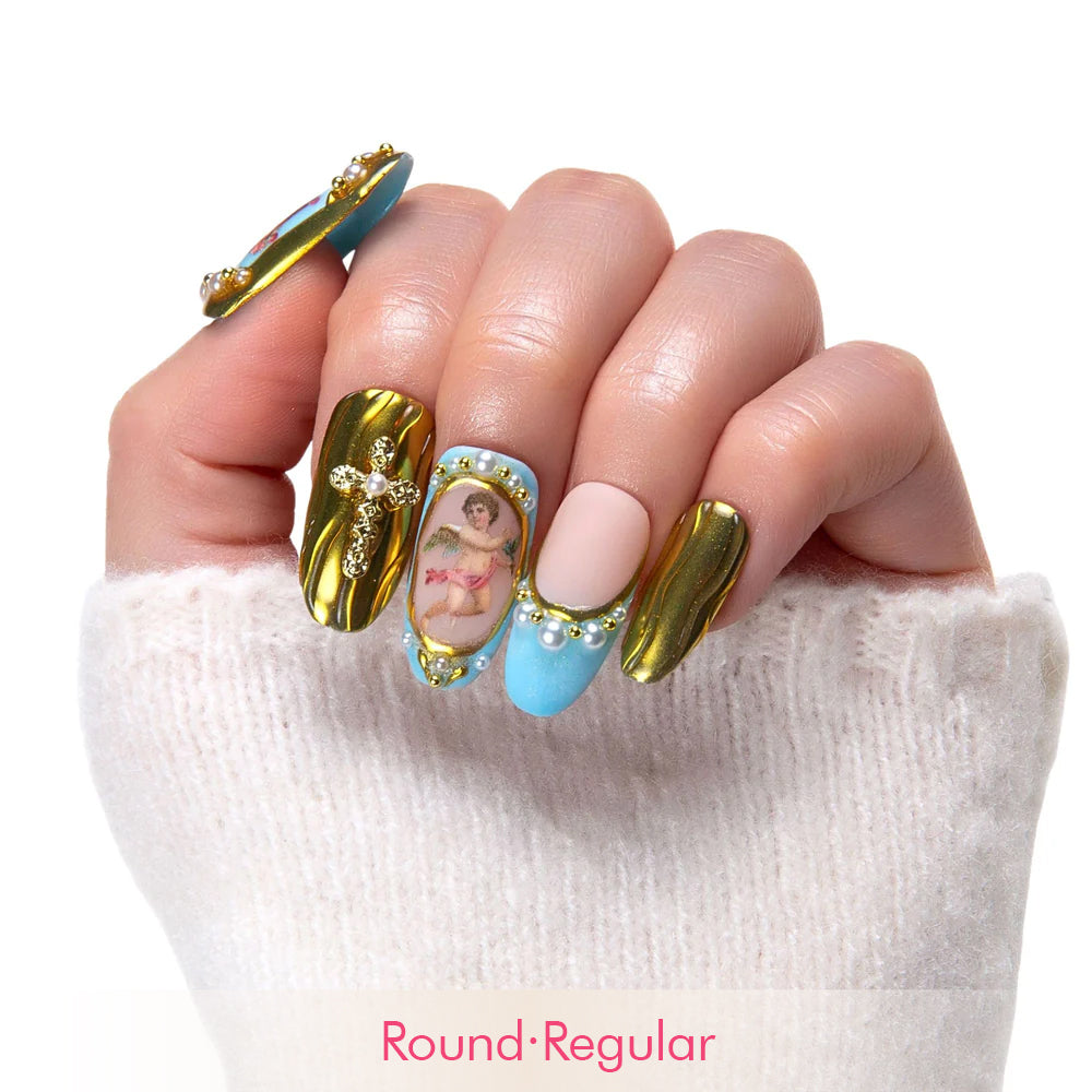 Angelic Embrace Handmade Nails H372