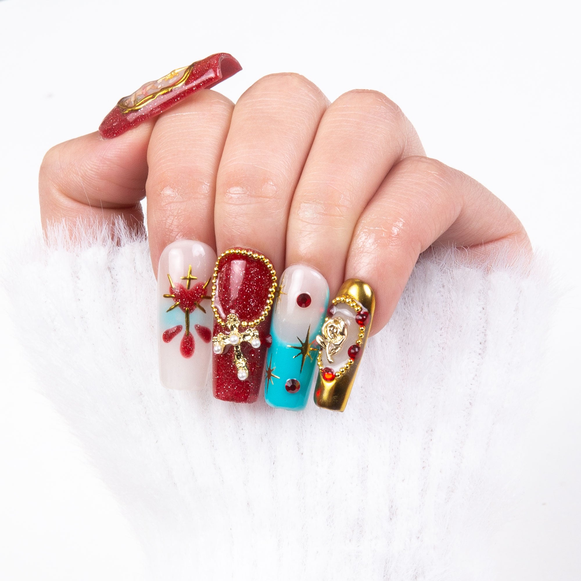 Renaissance Revival Handmade Nails H376 RTS