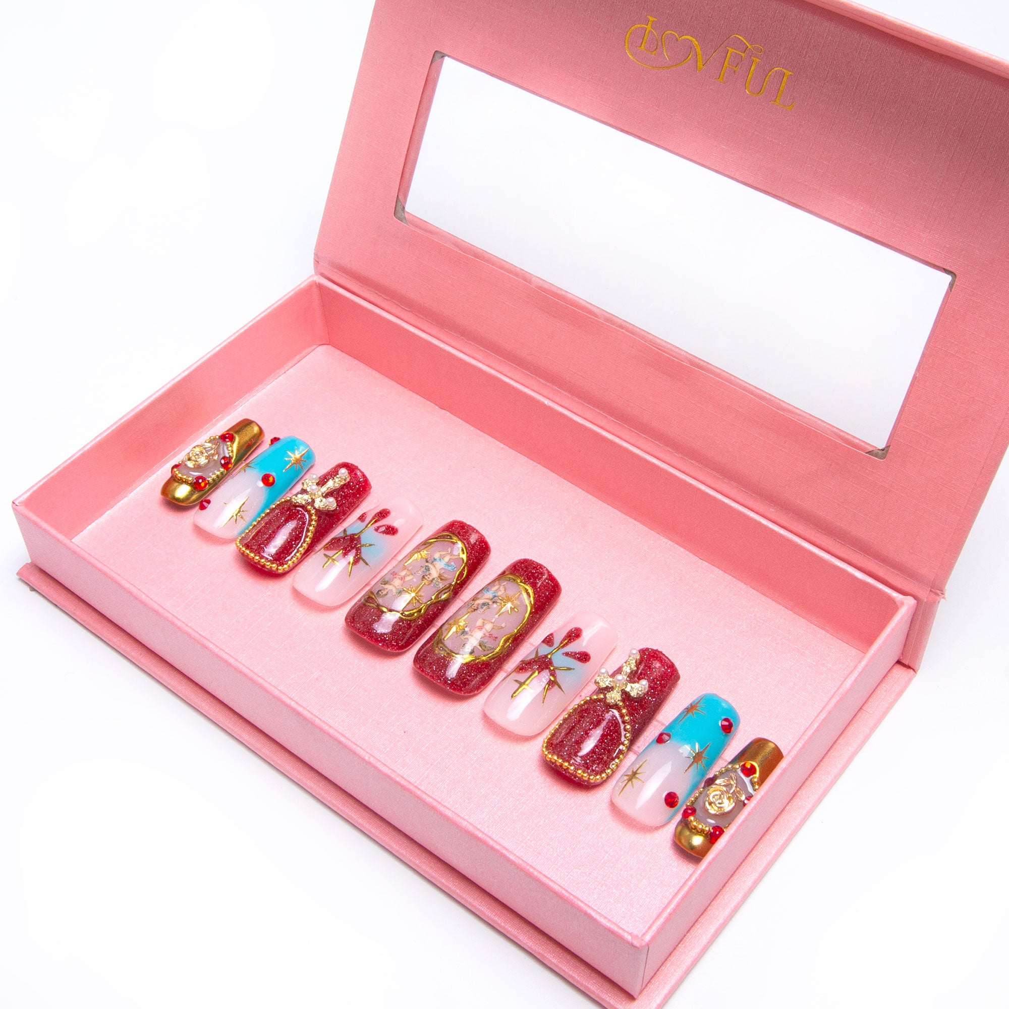 Renaissance Revival Handmade Nails H376