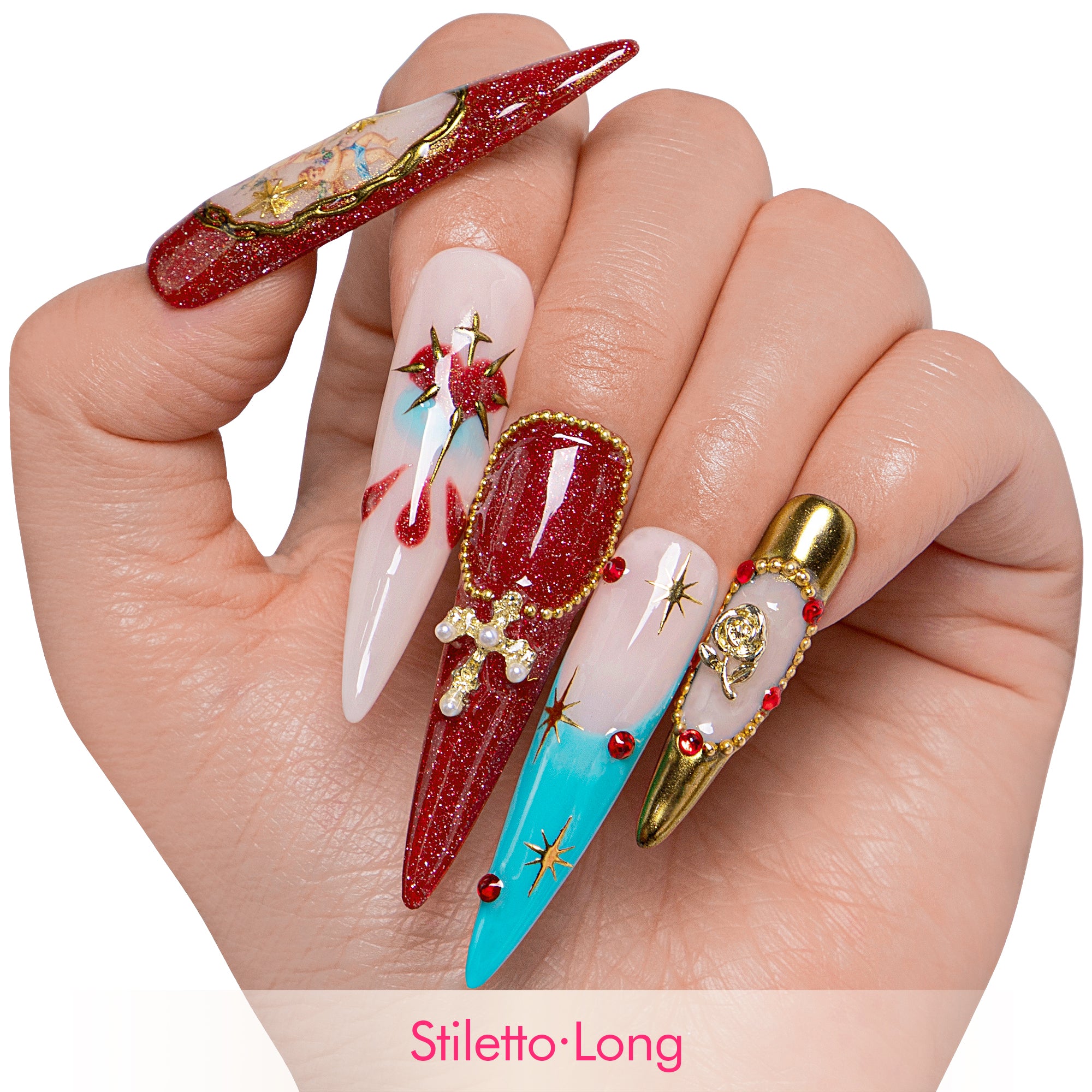 Renaissance Revival Handmade Nails H376