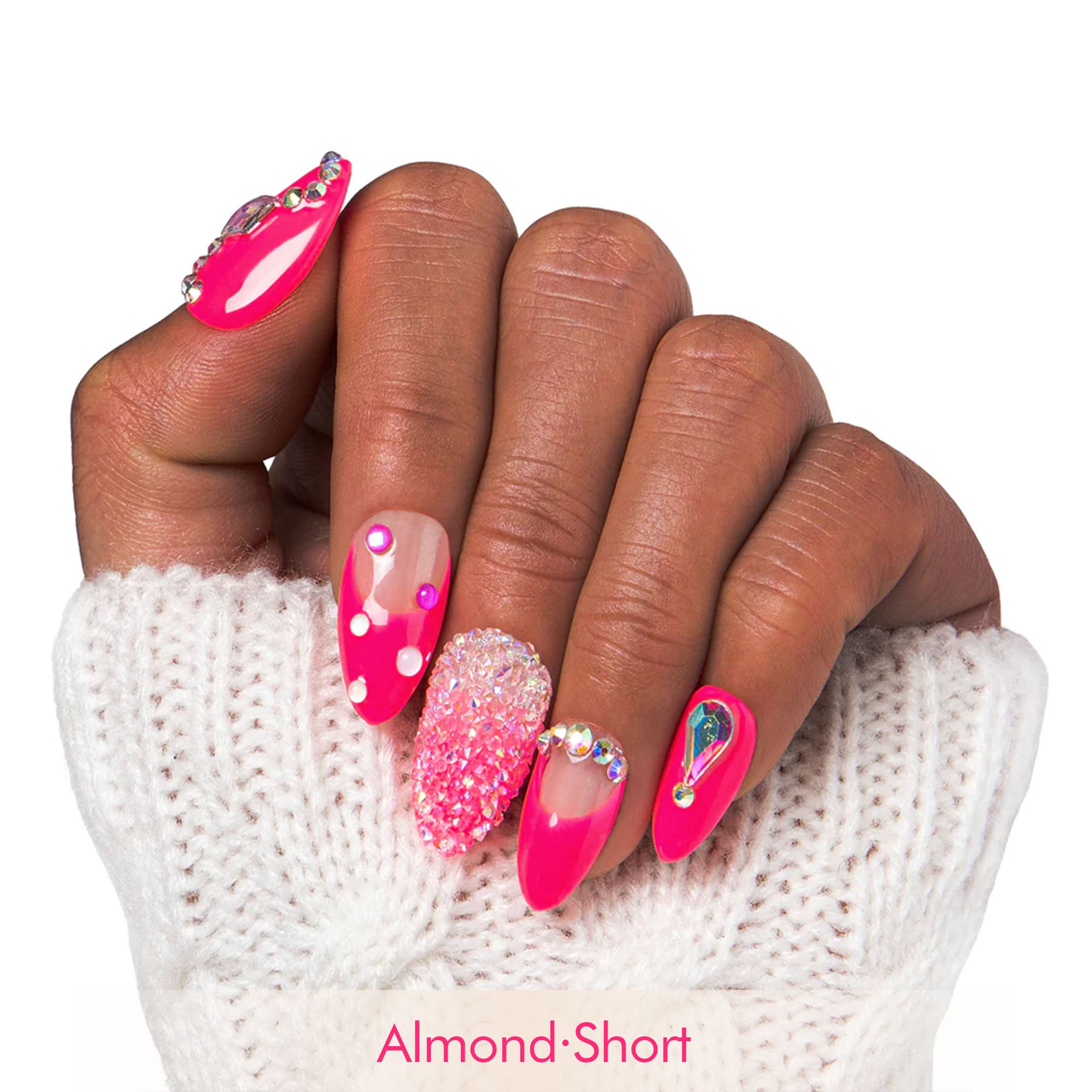 Pink Typhoon Handmade Nails H38