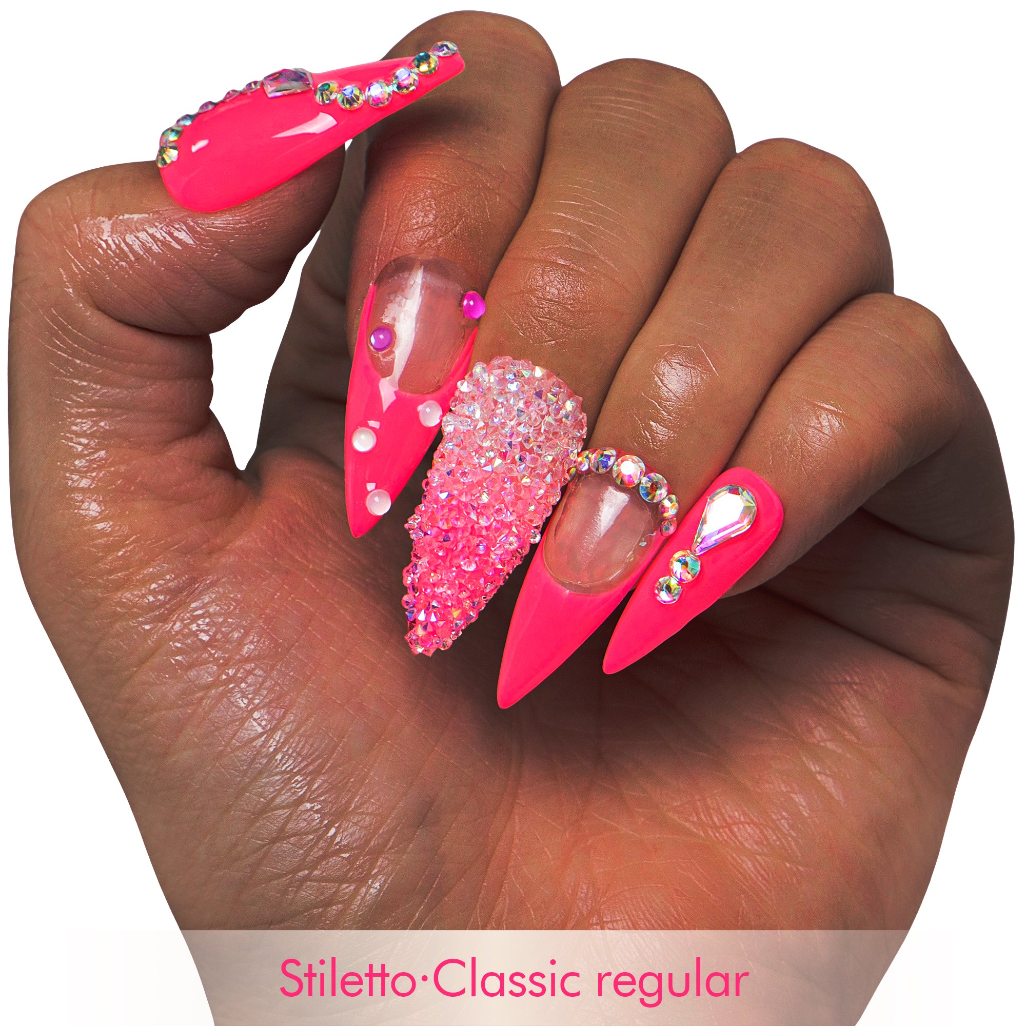 Pink Typhoon Handmade Nails H38