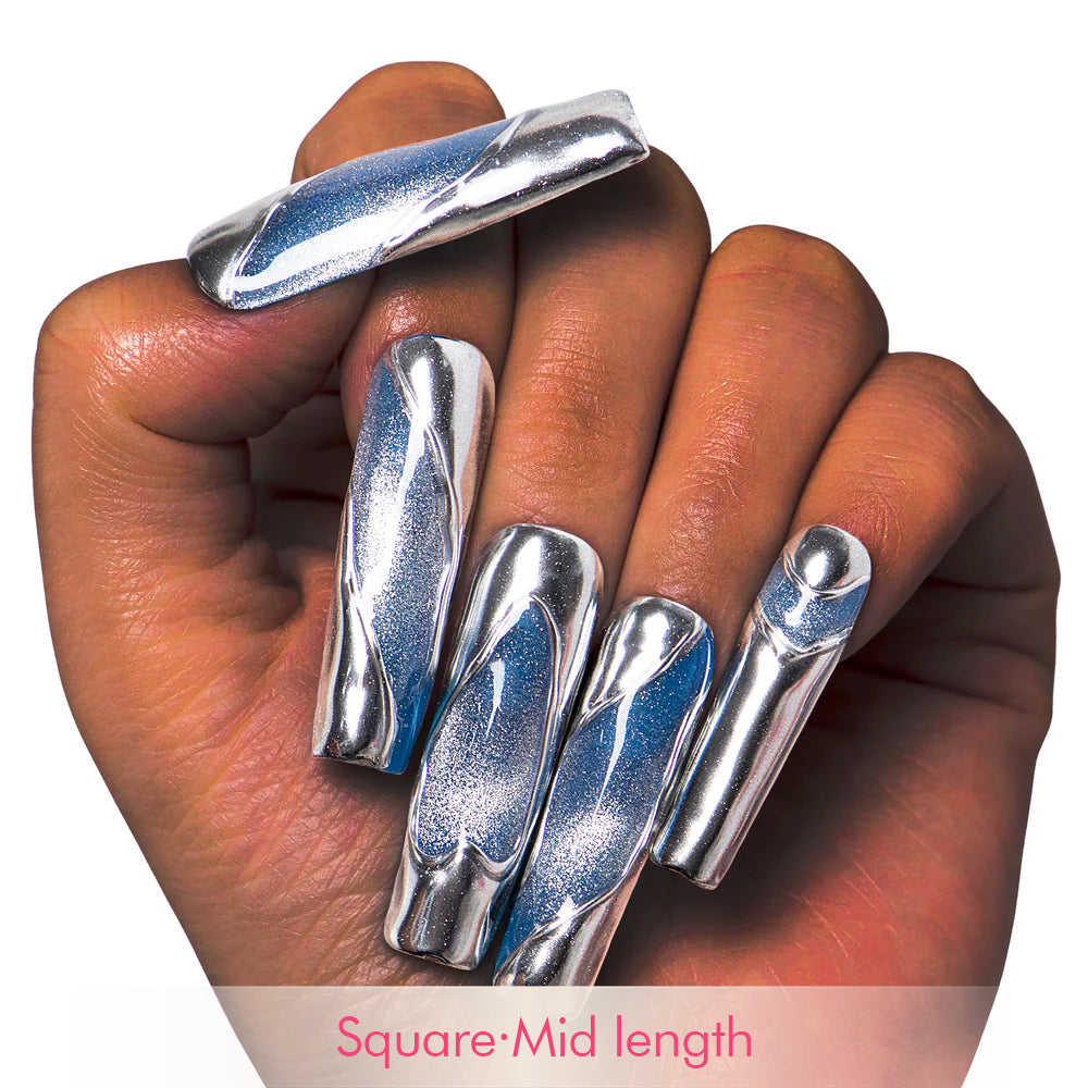 Galactic Armor Handmade Nails H412