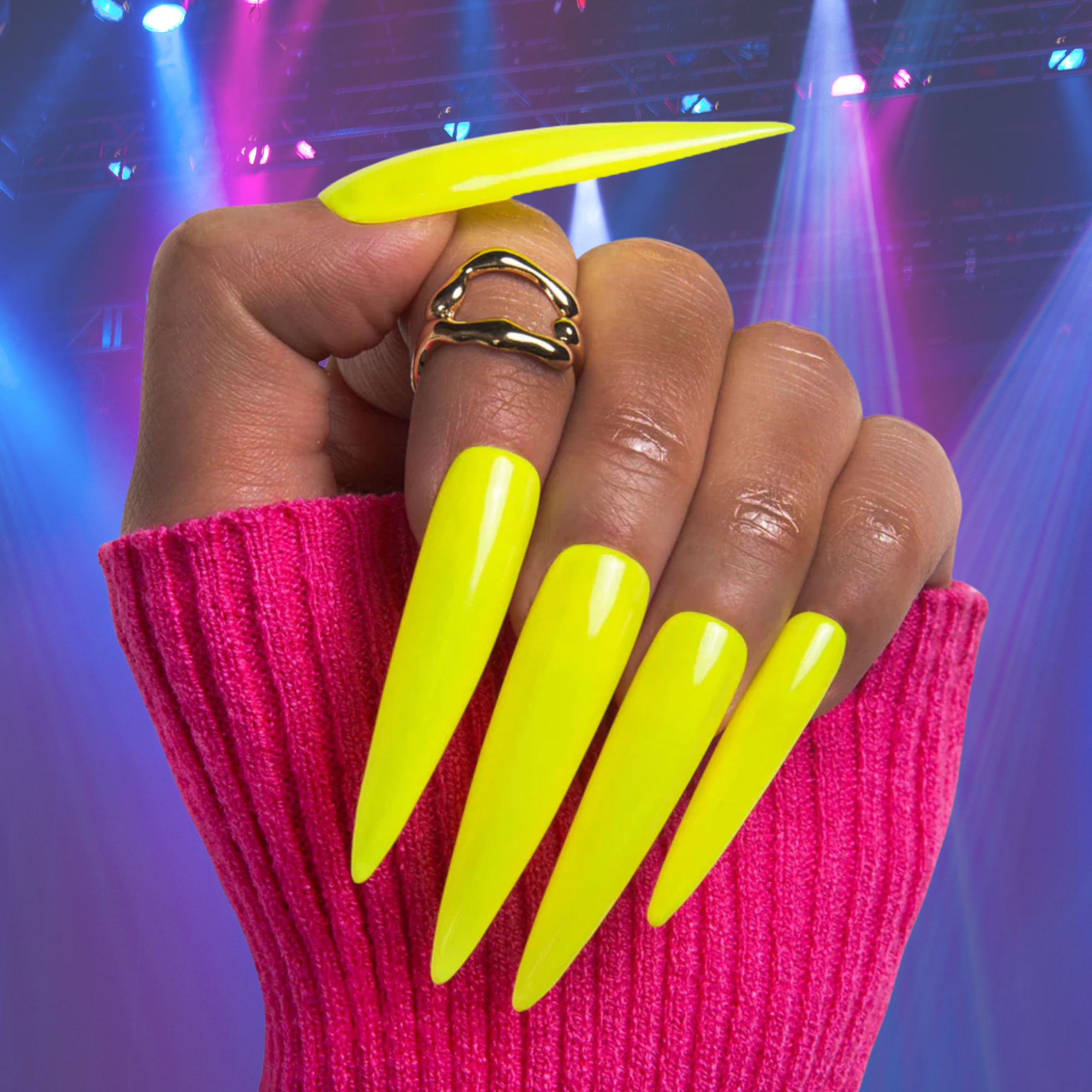 Sour Lemon Handmade Press on Nails H423