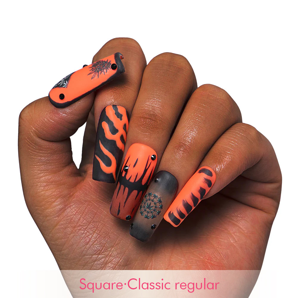 Blazin Haze Handmade Nails H430