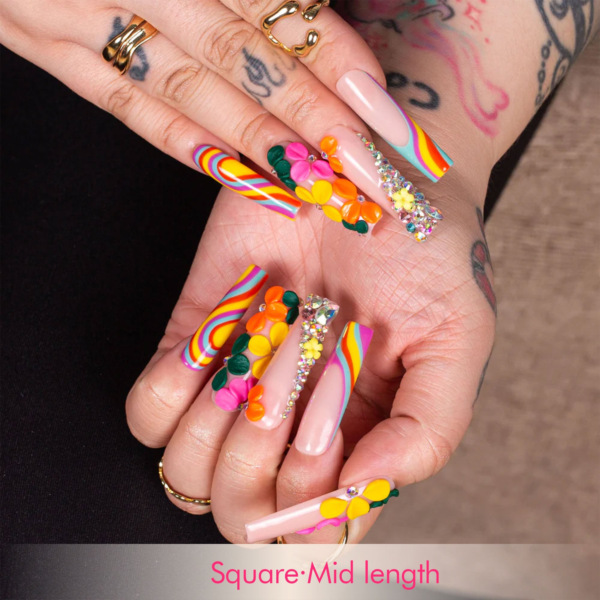 Spring Bliss Handmade Nails H432