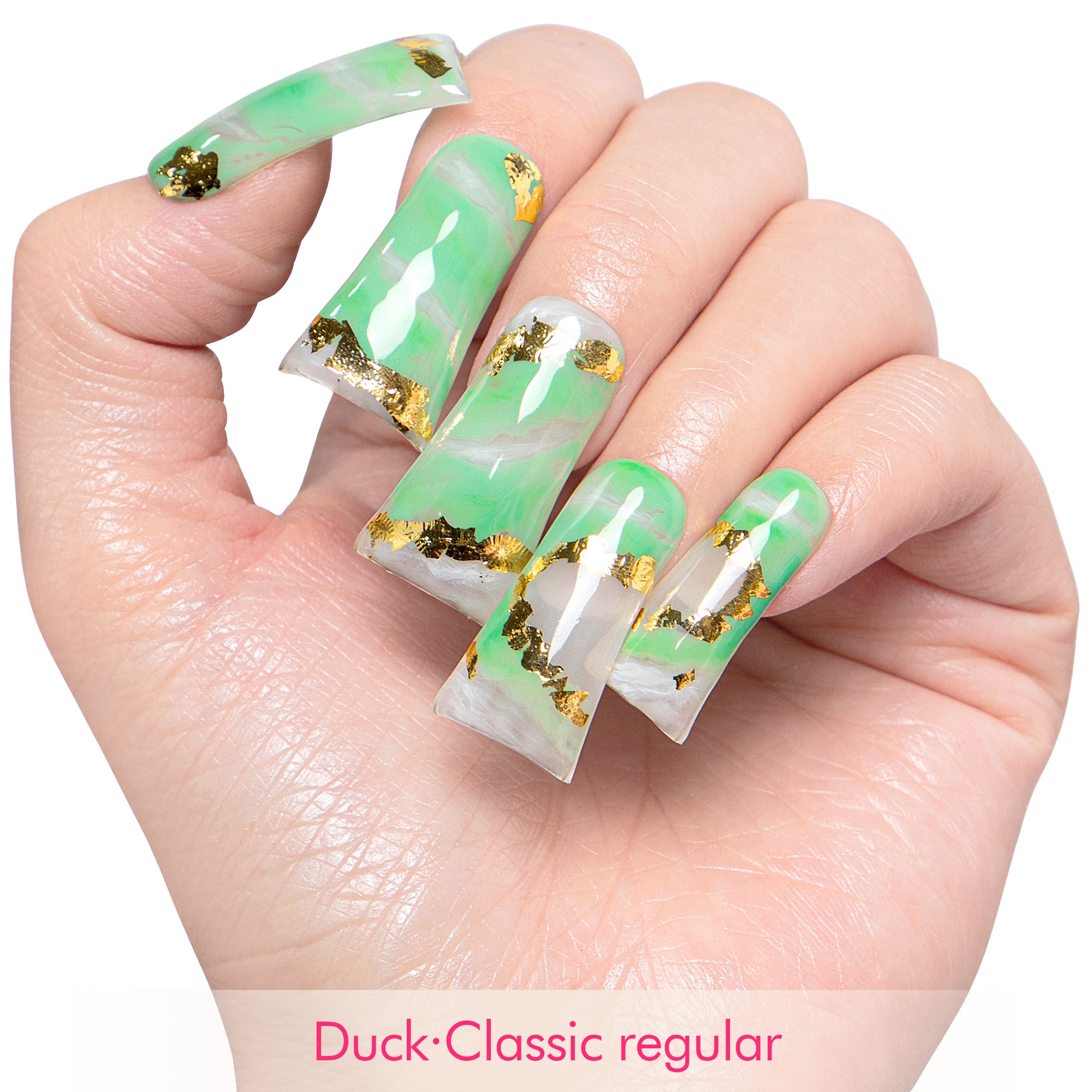 Imperial Jade Handmade Nails H445