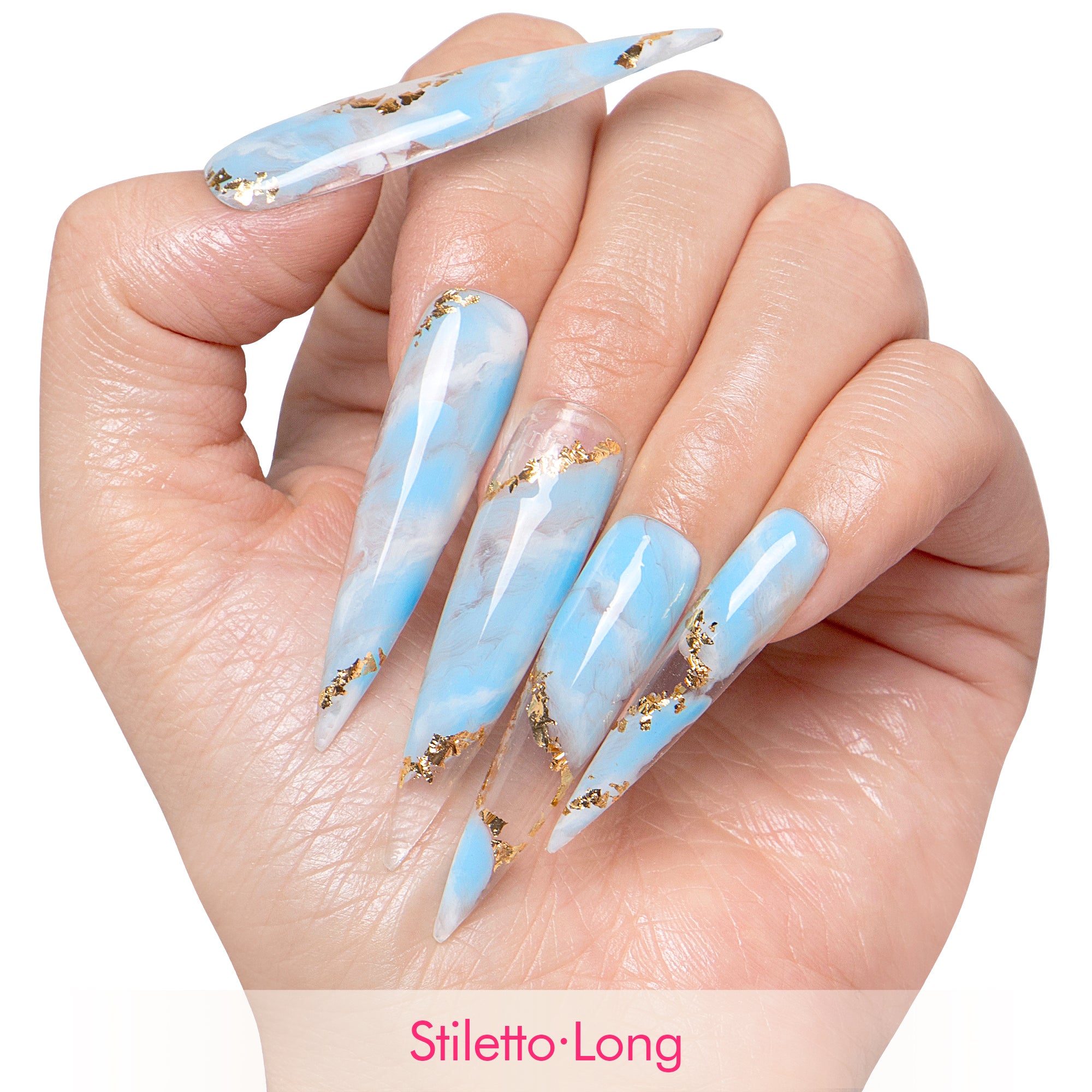 Celestial Sky Handmade Nails H449