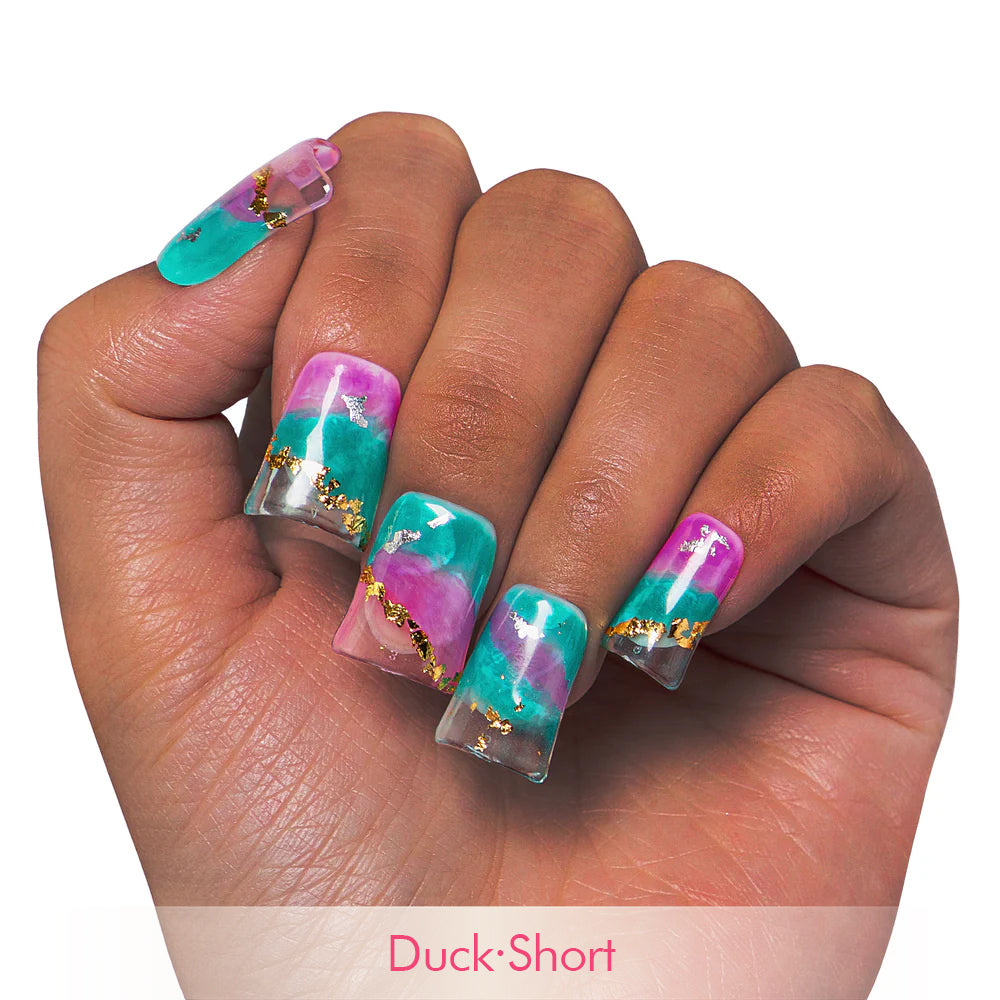 Mystic Amethyst Handmade Nails H450