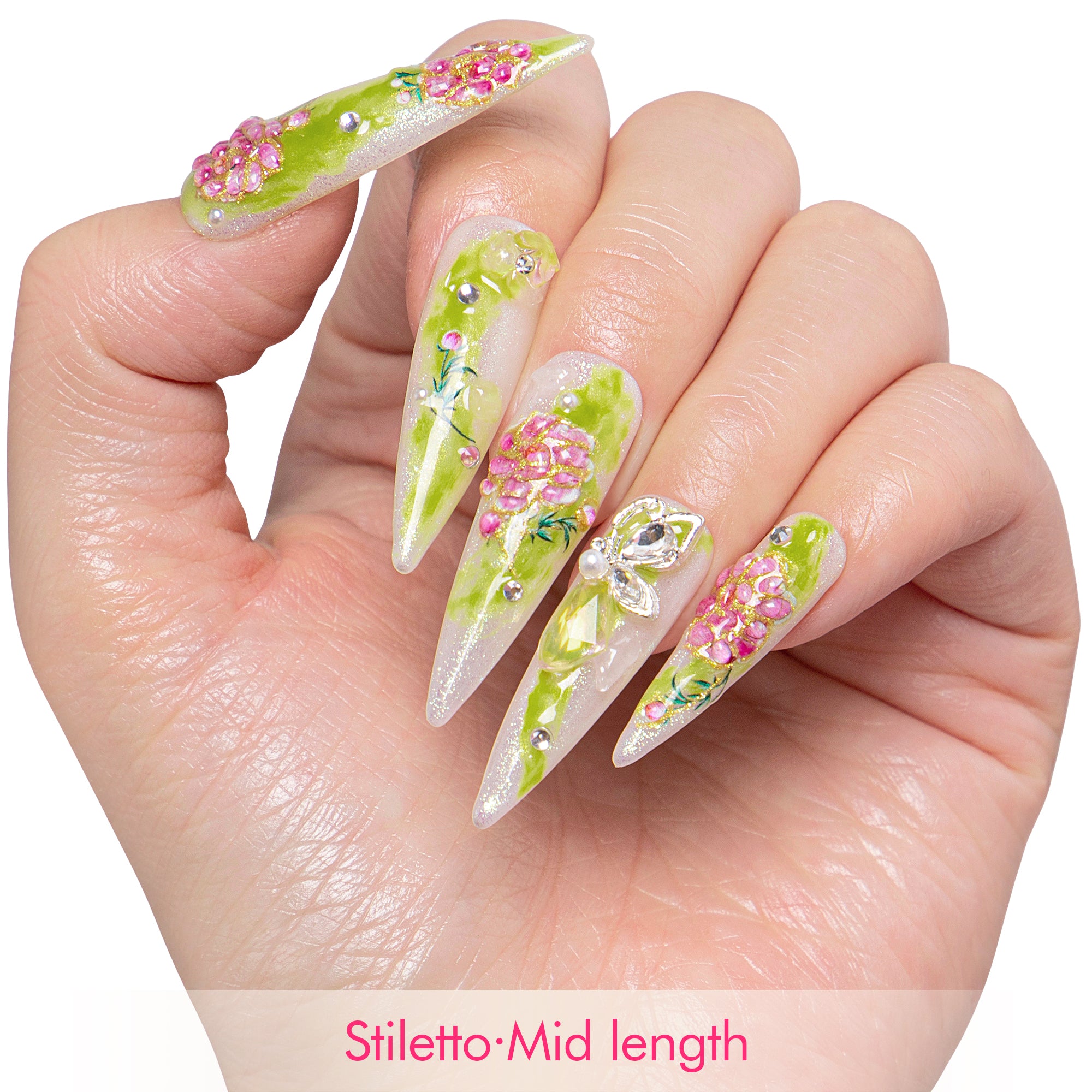 Seraphina’s Garden Handmade Nails H460