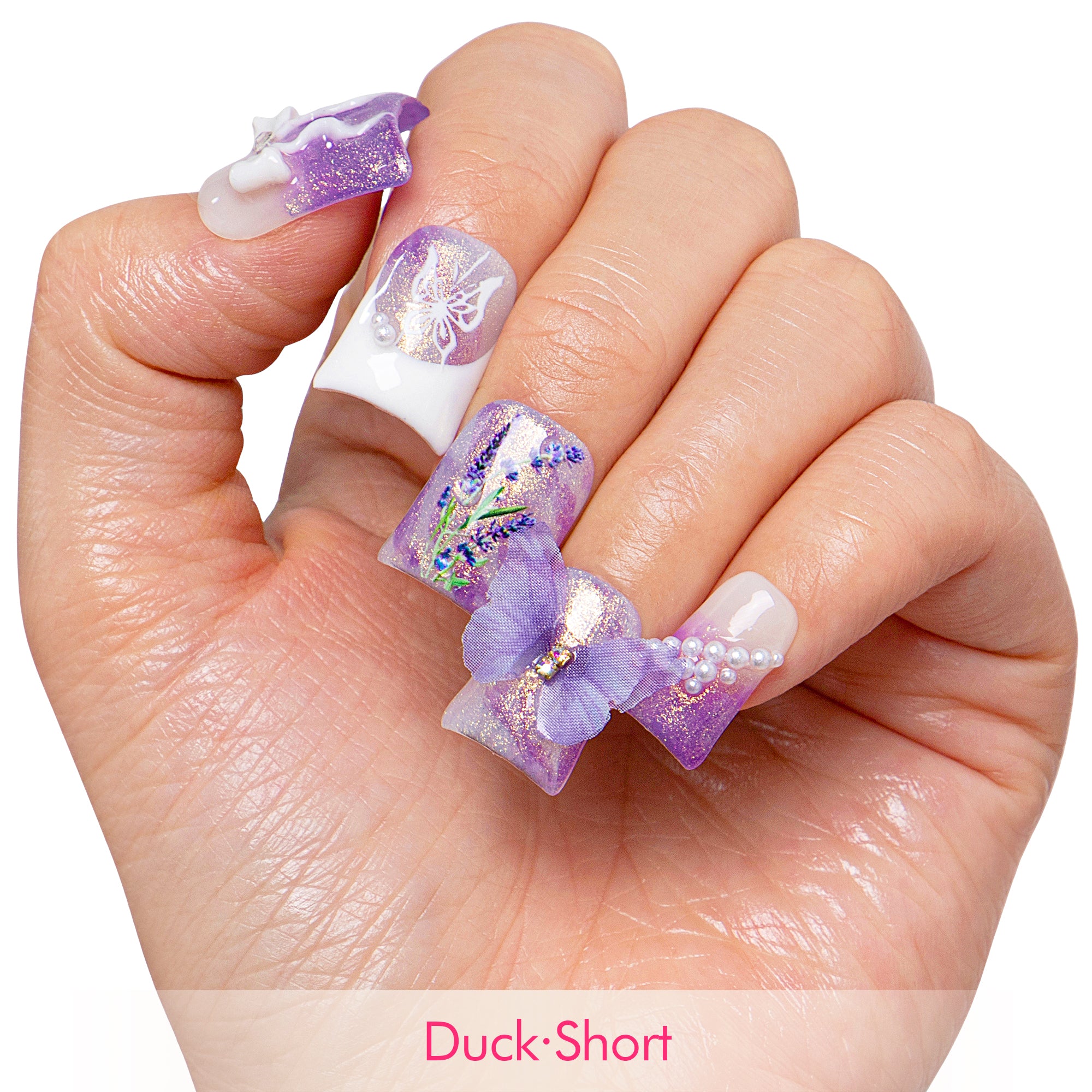 Butterfly Spell Handmade Nails H461