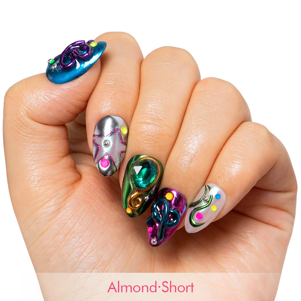 Cosmic Cypher Handmade Nails H464