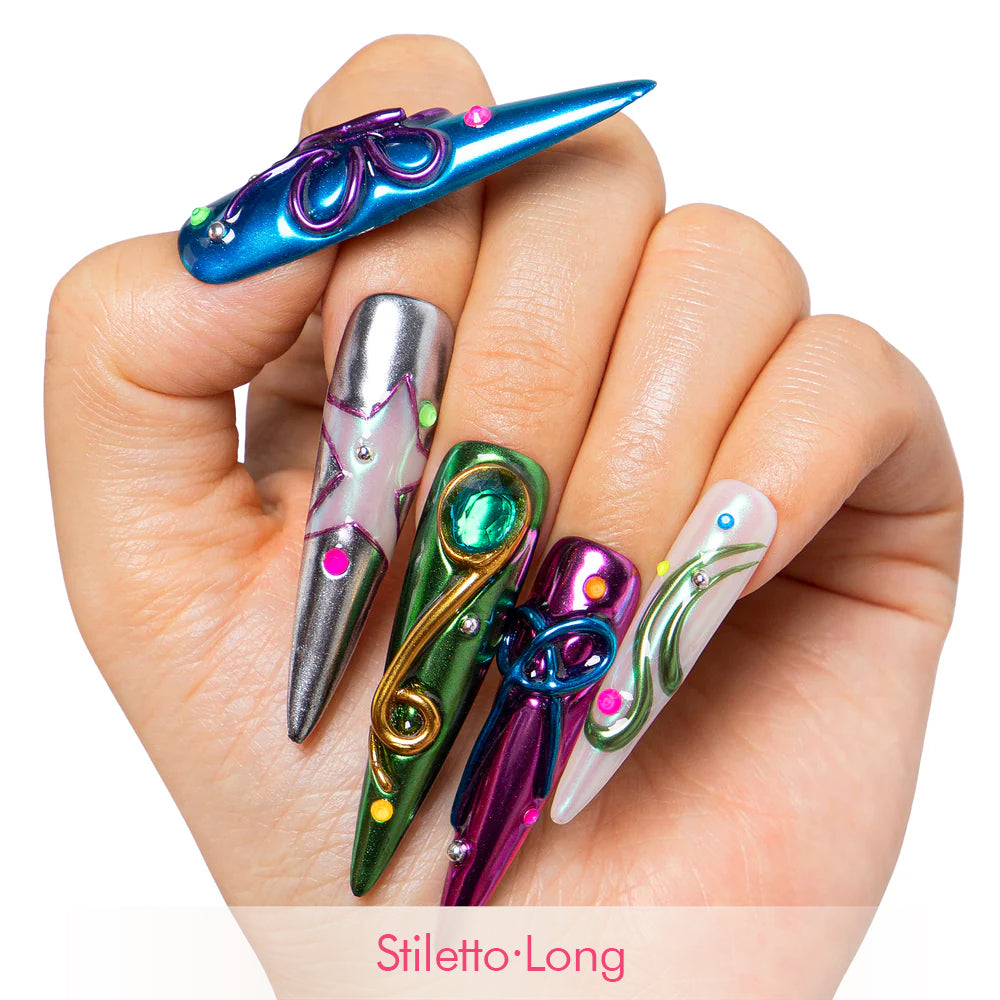 Cosmic Cypher Handmade Nails H464