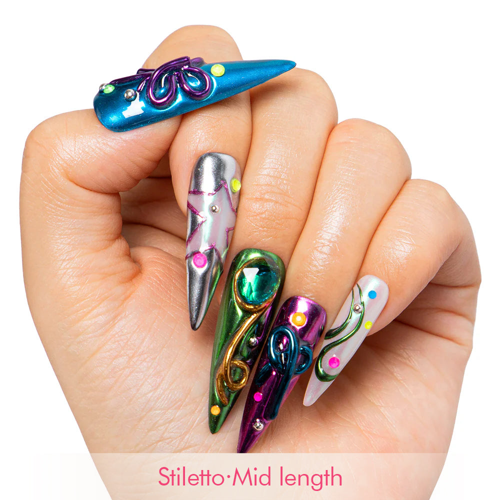 Cosmic Cypher Handmade Nails H464