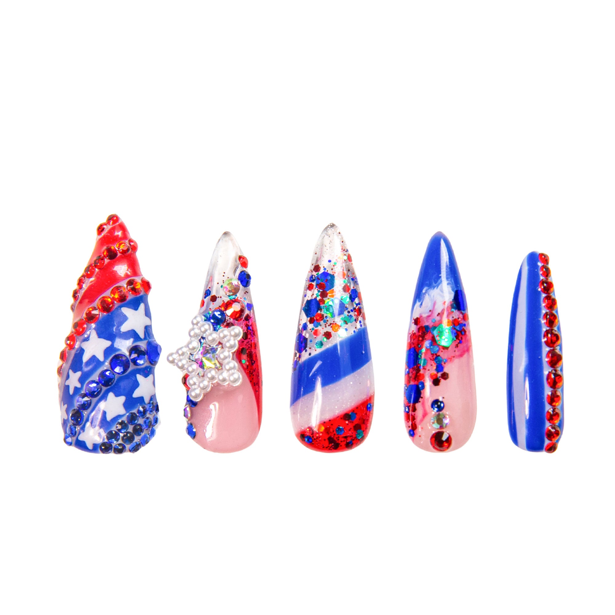 Baby, You are a firework Handmade Nails H602