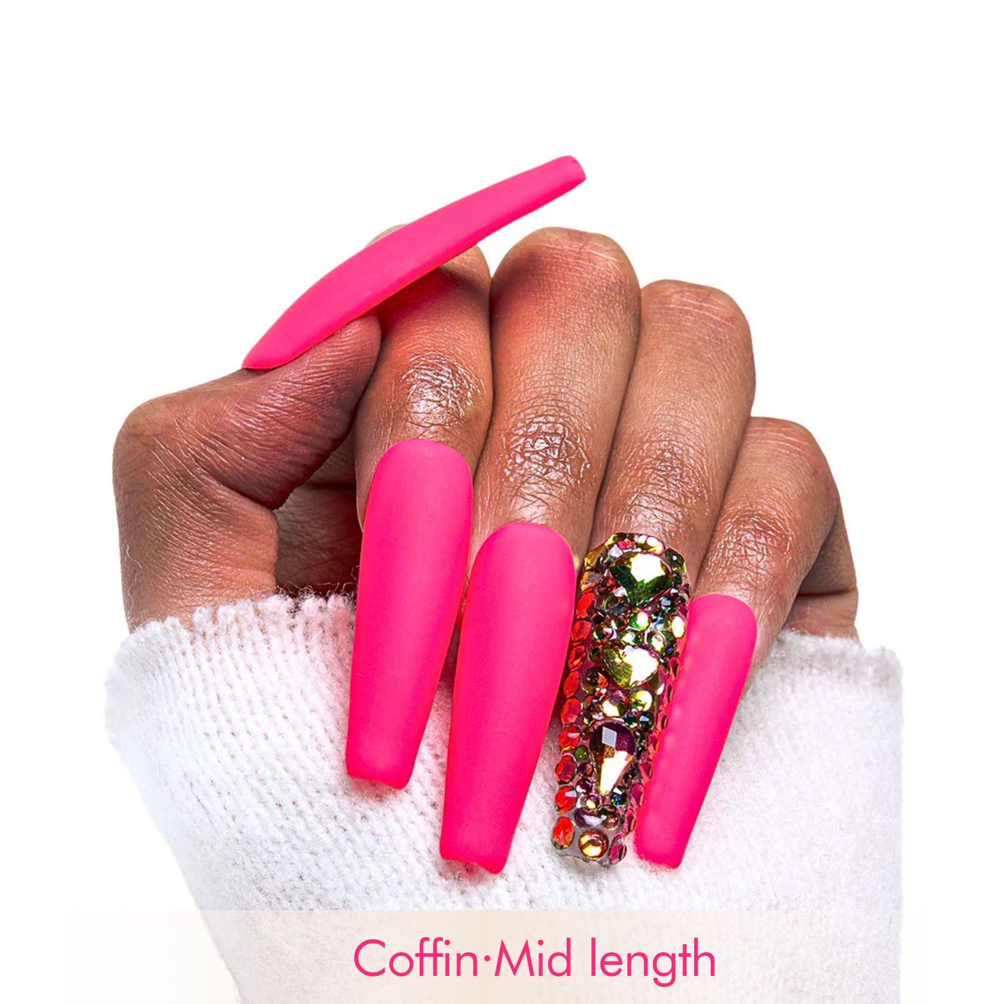 Barbie Mariposa Handmade Nails H47