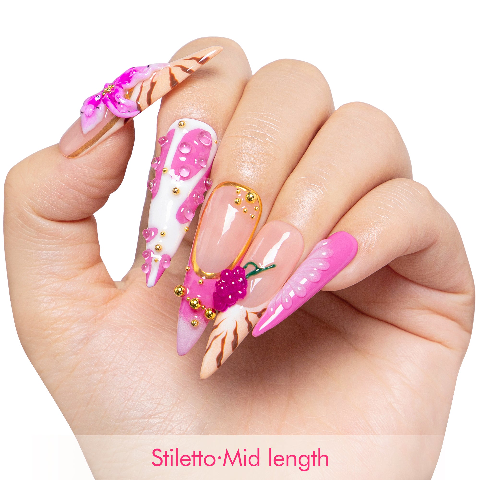 La Vida Rosé Handmade Nails H470