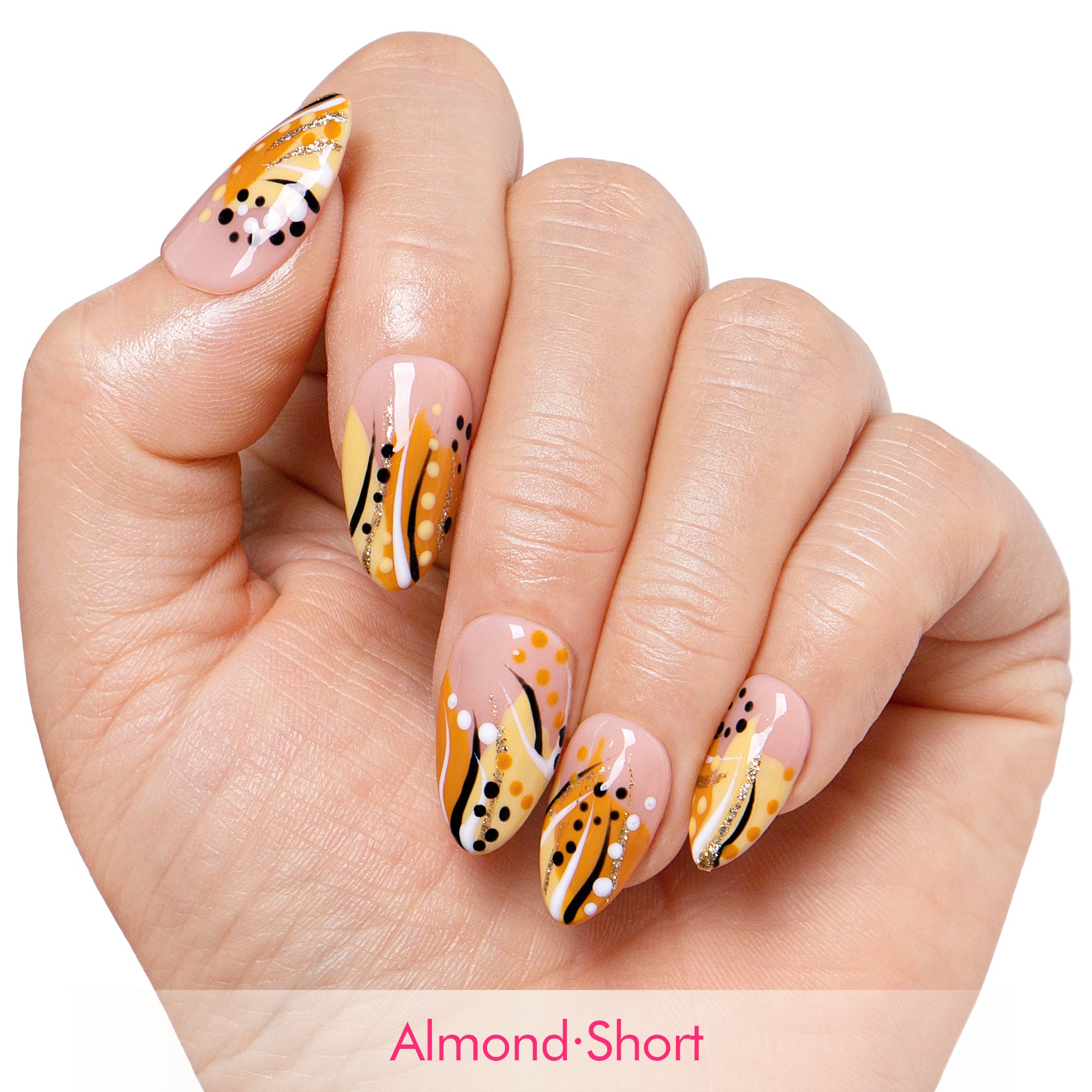 Calm Storm Handmade Nails H477