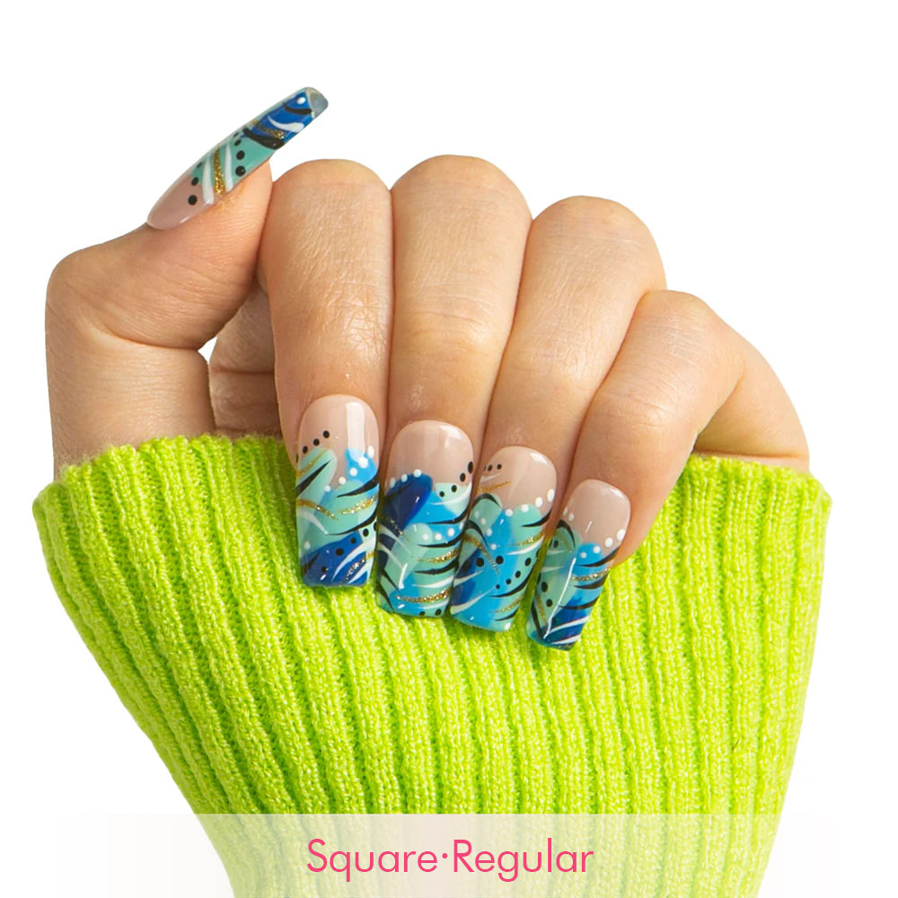 Clear Skies Handmade Nails H478