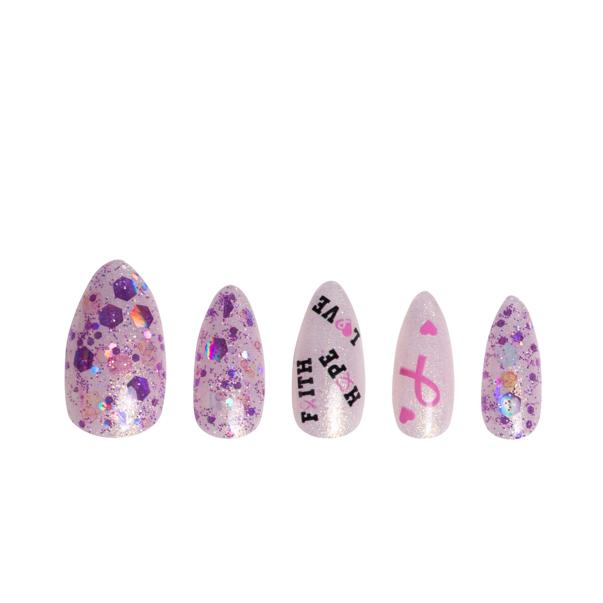 Full of Hope Handmade Nails H484