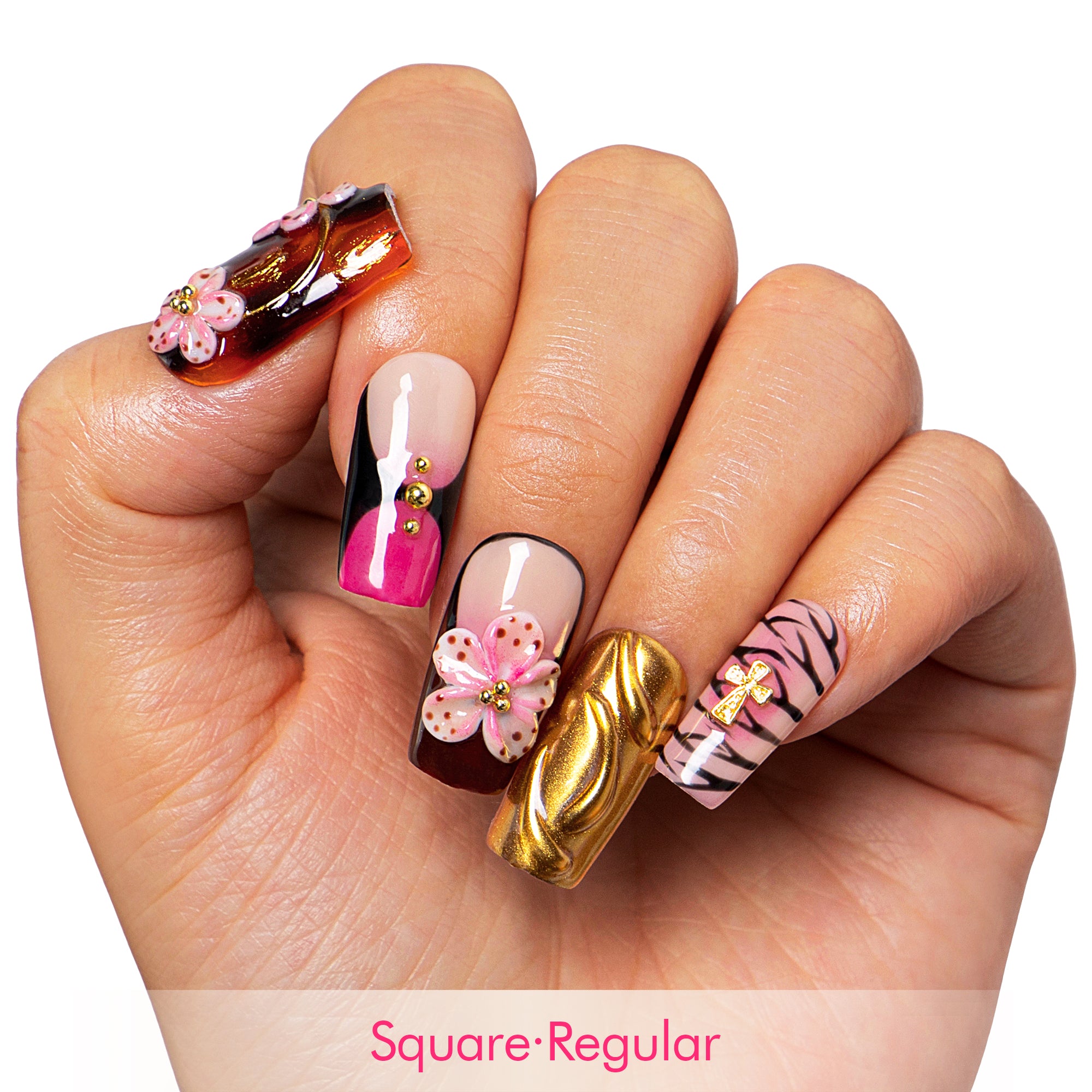 Empress Bloom Handmade Nails H492