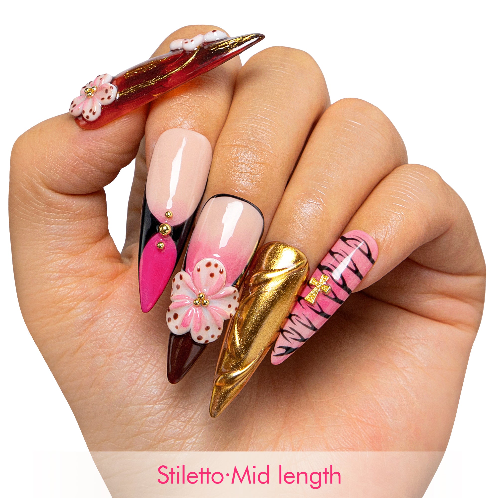 Empress Bloom Handmade Nails H492