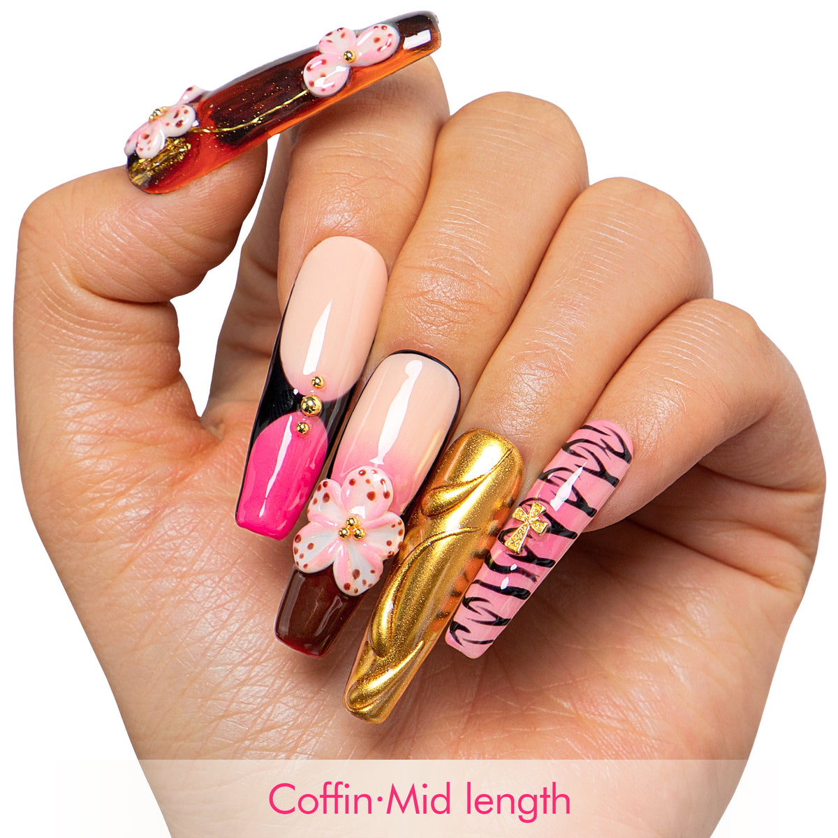 Empress Bloom Handmade Nails H492