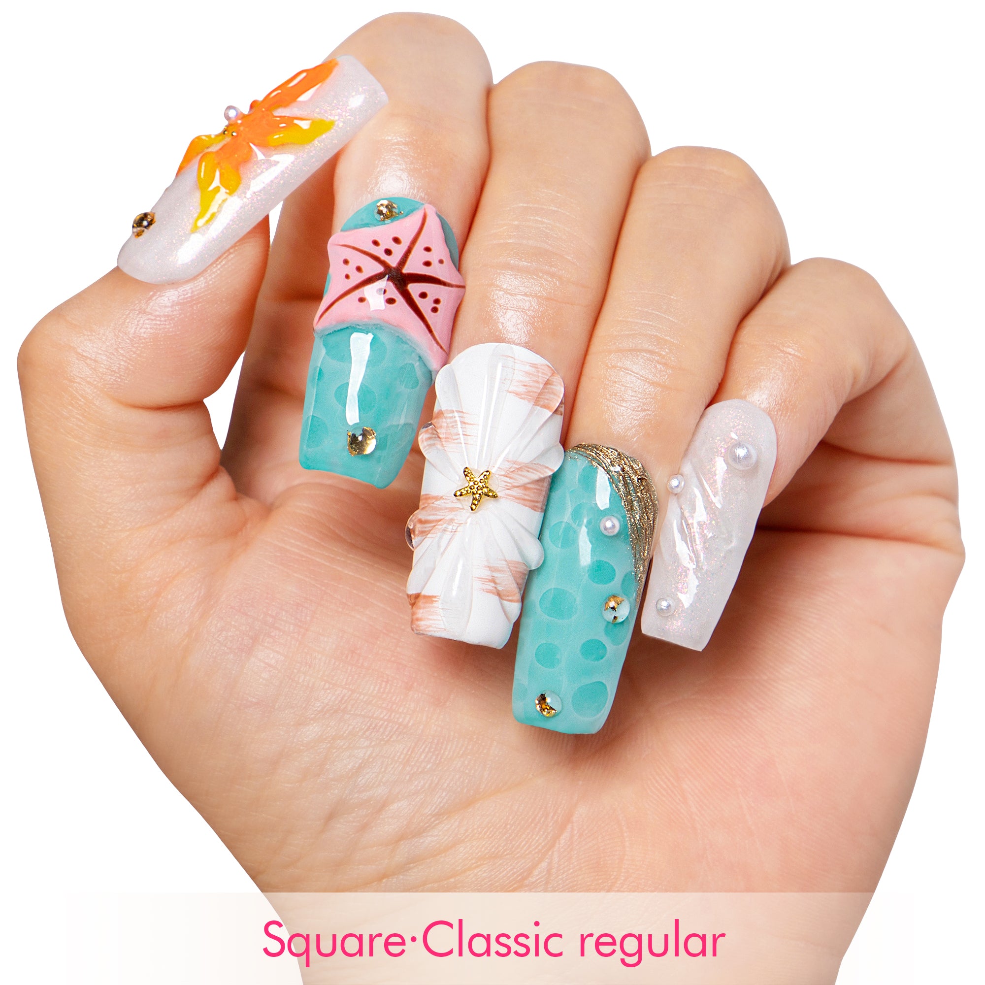 Starfish Dreams Handmade Nails H495
