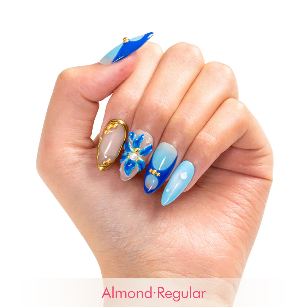 Azure Tide Handmade Nails H500