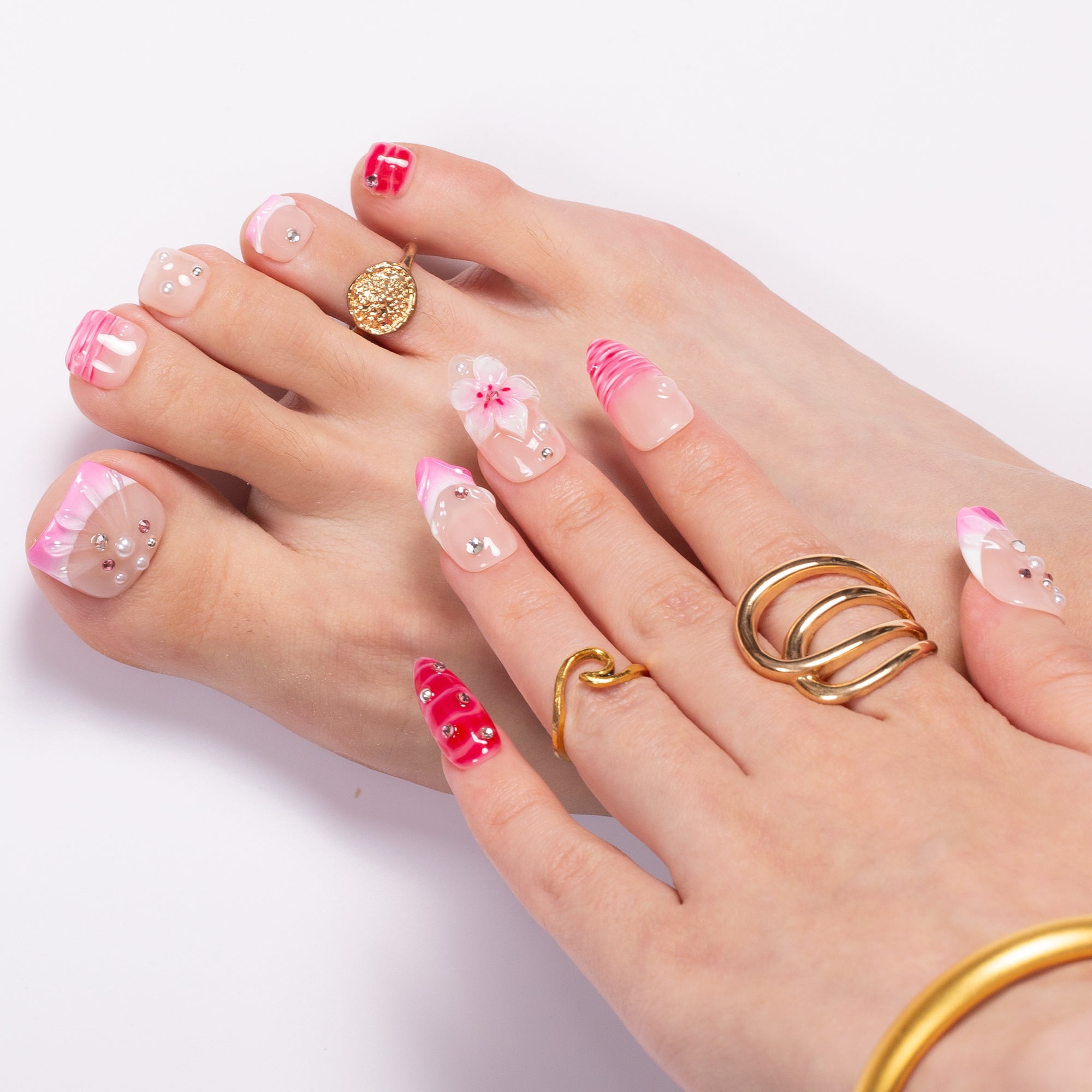 Sienna’s secret Combo Set Handmade Nails H508+T508