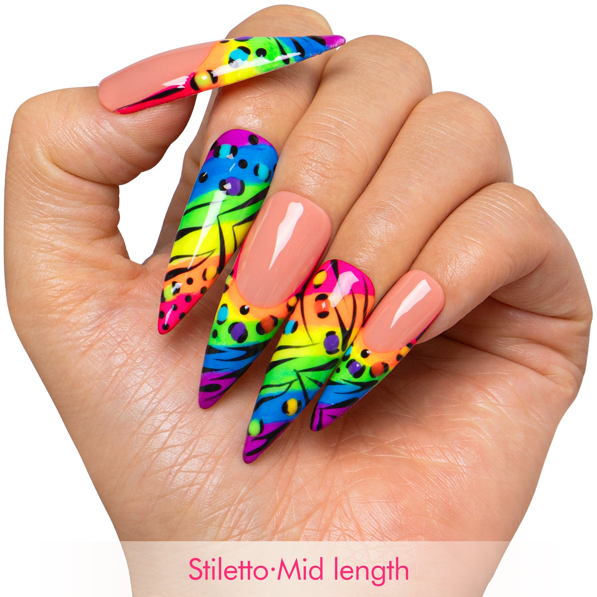 Retro Queen Handmade Nails H515