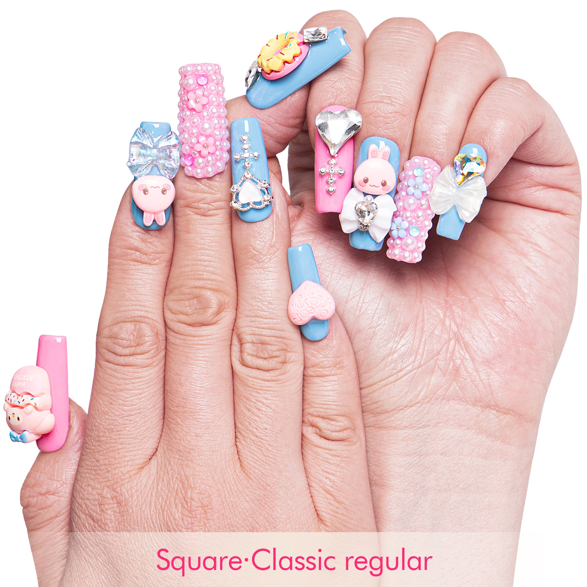 Pastel Dream Handmade Nails H52