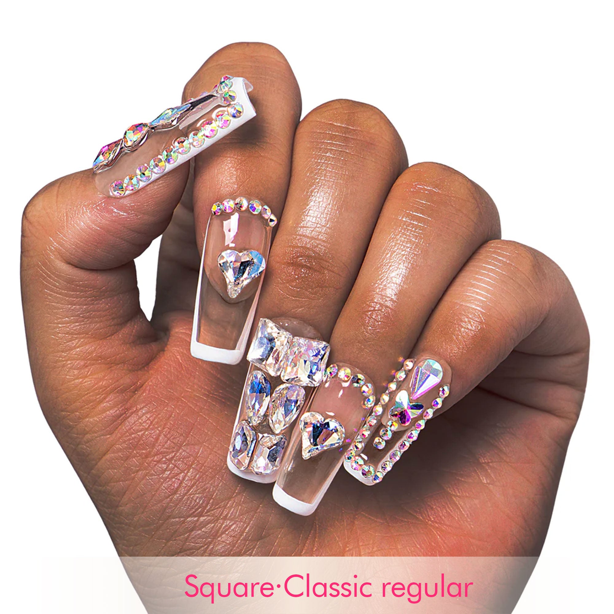 Chance French Tip Handmade Nails H53