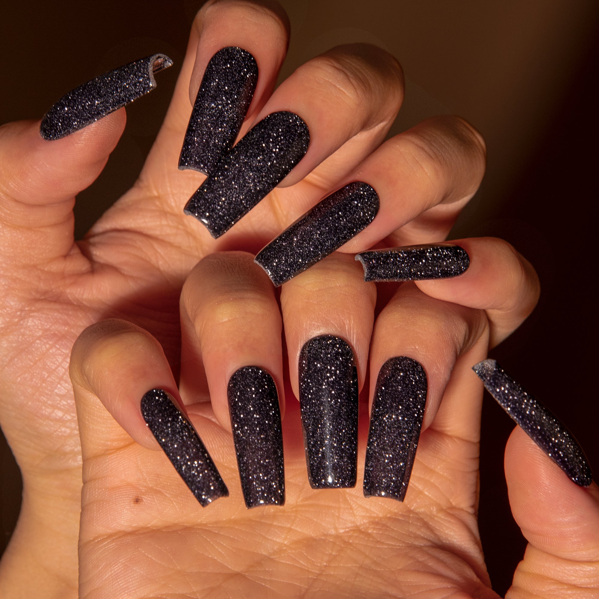 Black Magic Handmade Nails H532